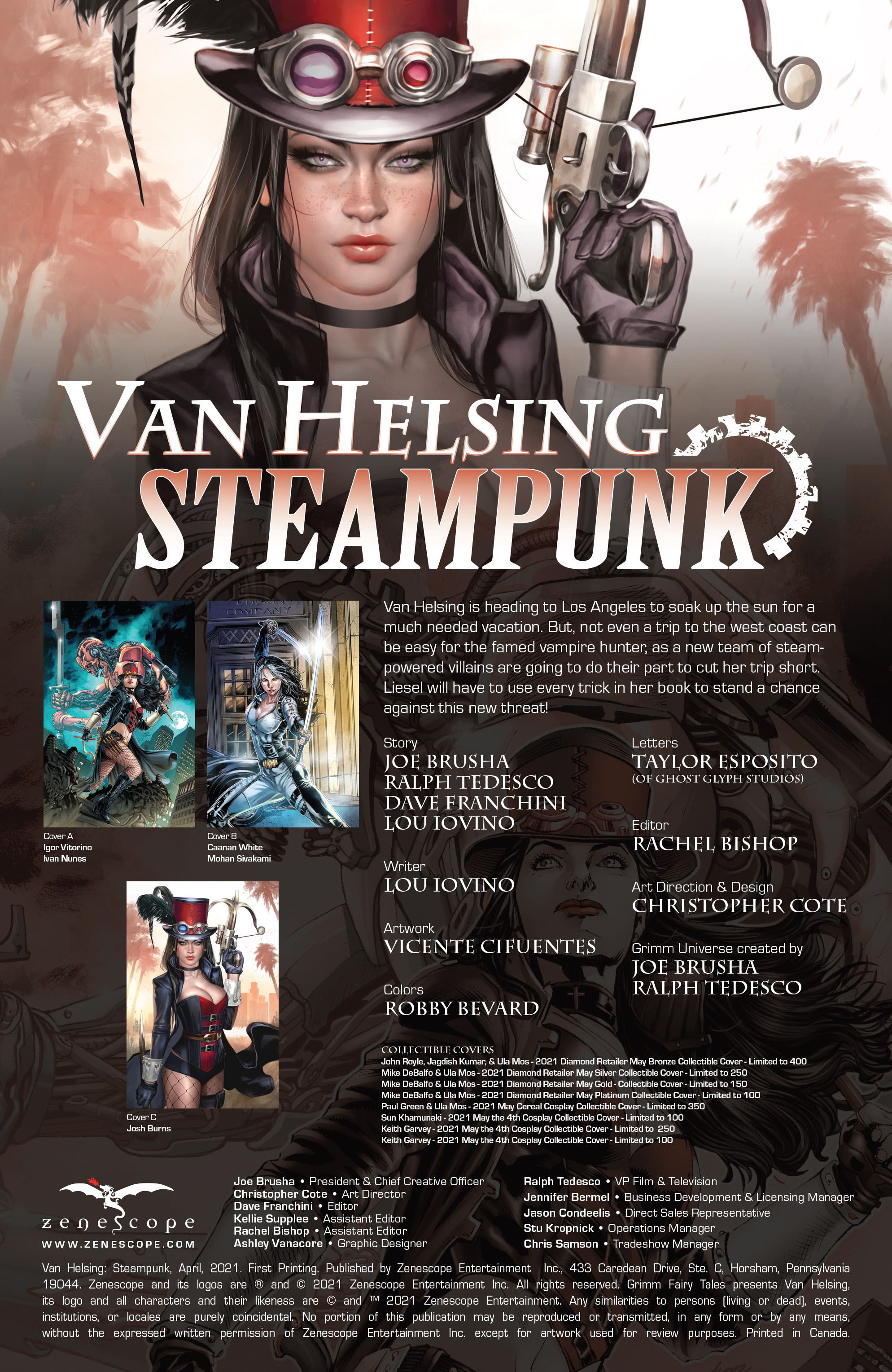 Read online Van Helsing: Steampunk comic -  Issue # Full - 2