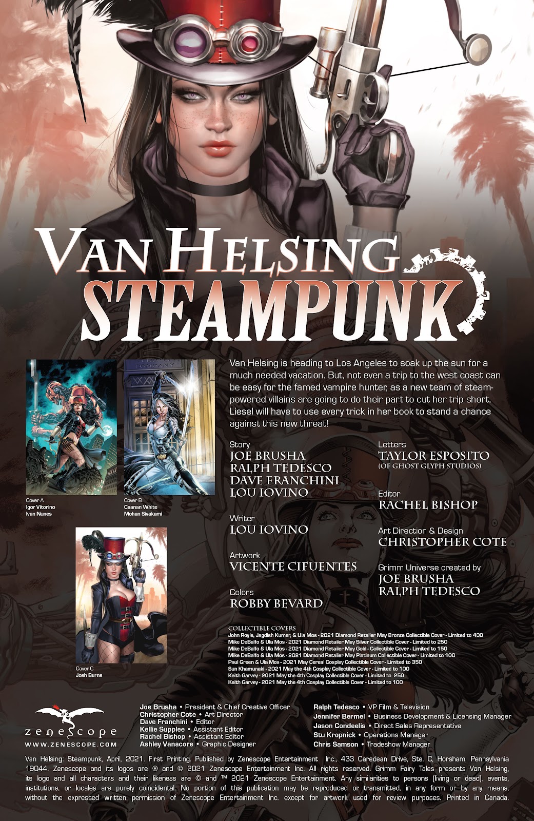 Van Helsing: Steampunk issue Full - Page 2