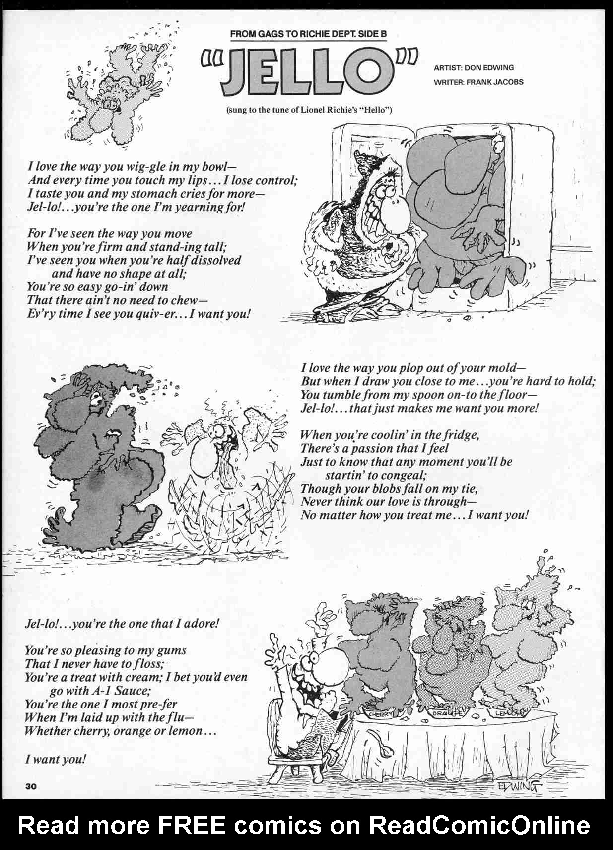 Read online MAD comic -  Issue #263 - 32