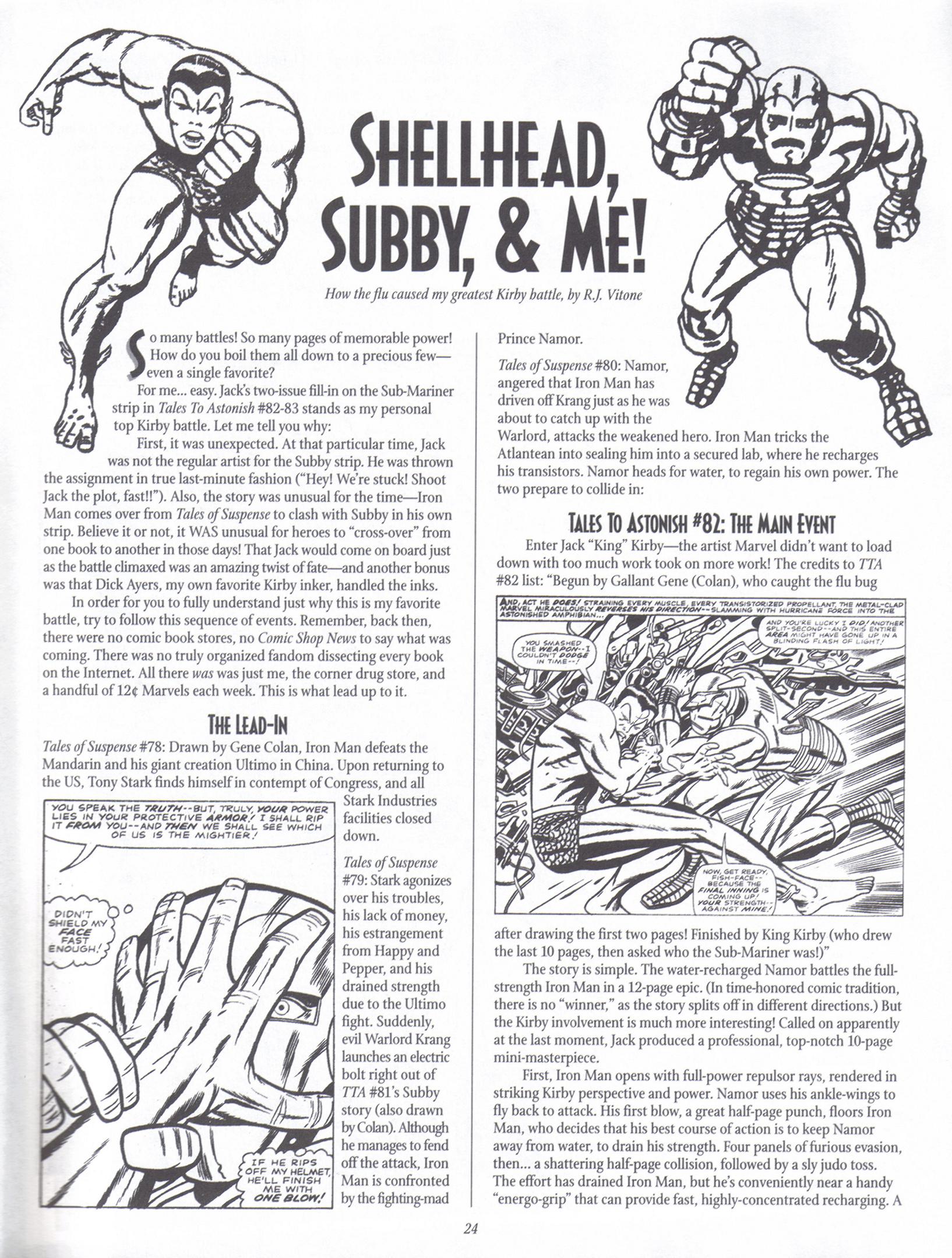 Read online The Jack Kirby Collector comic -  Issue #24 - 24