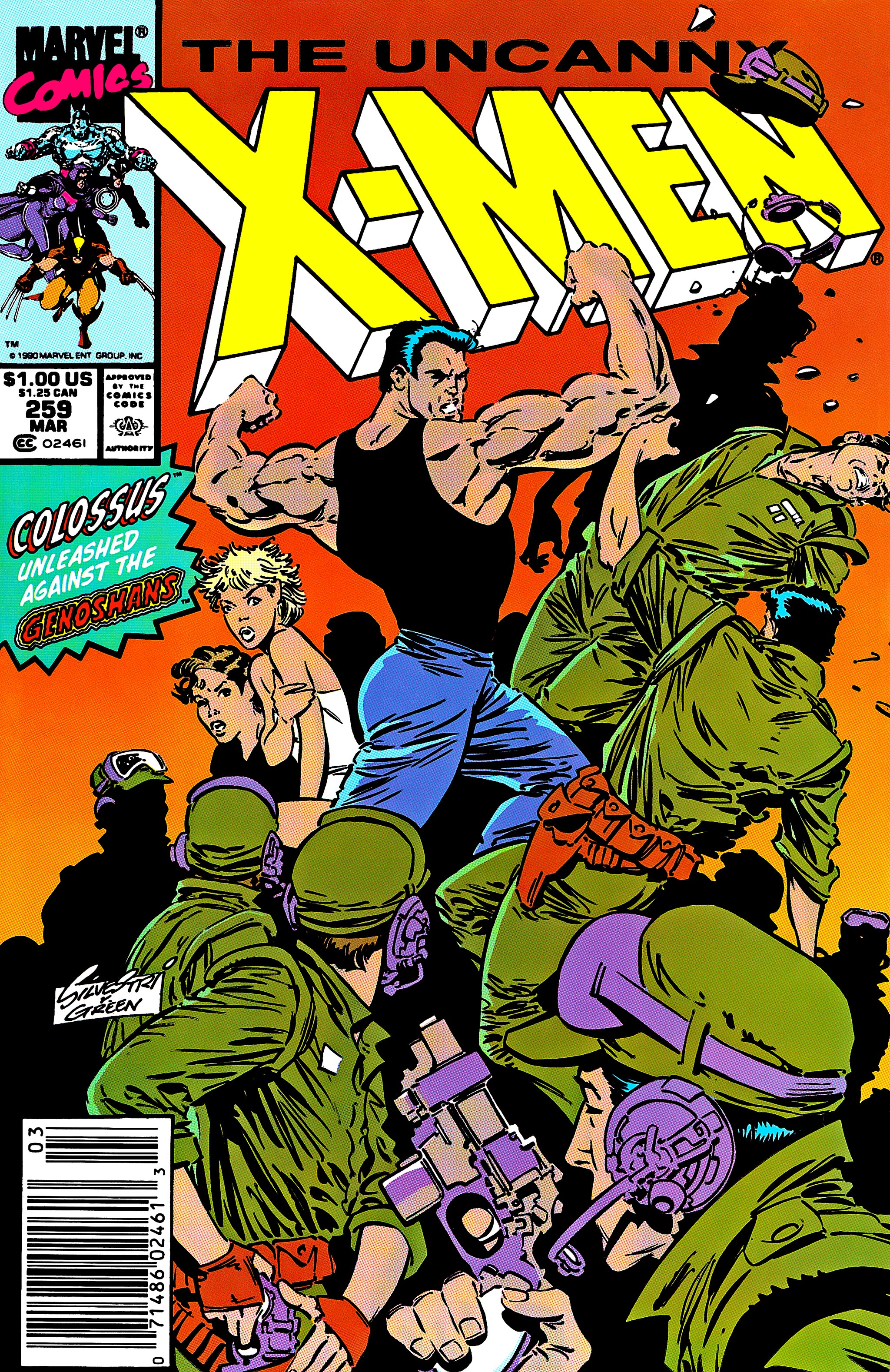 Read online Uncanny X-Men (1963) comic -  Issue #259 - 1