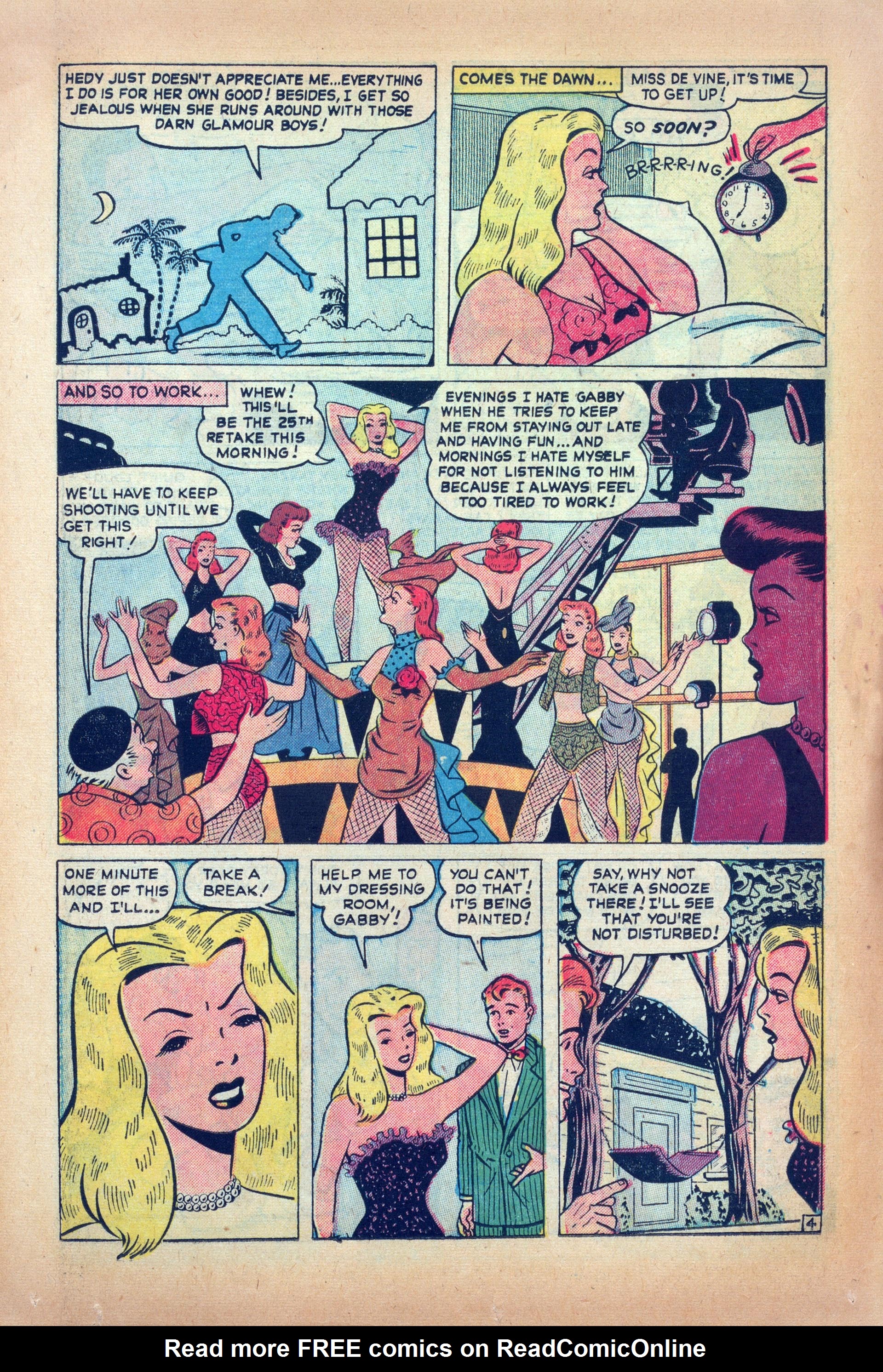 Read online Hedy Of Hollywood Comics comic -  Issue #38 - 15