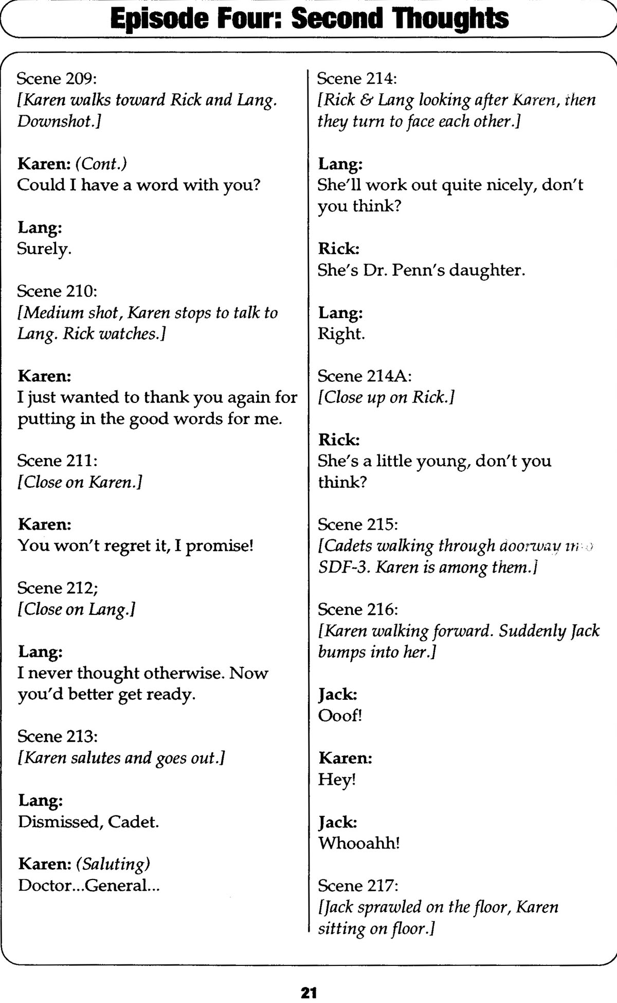 Read online Robotech II: The Sentinels comic -  Issue # _Script Book 1 - 93