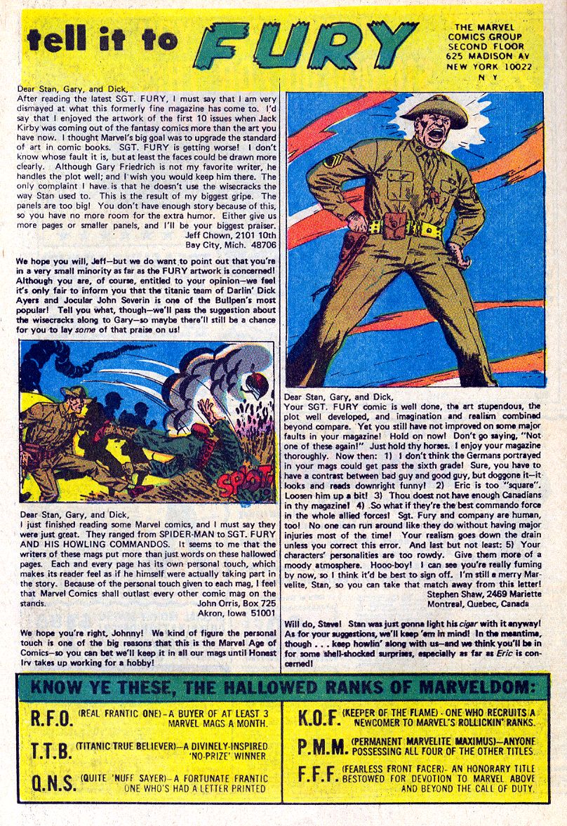 Read online Sgt. Fury comic -  Issue #65 - 32