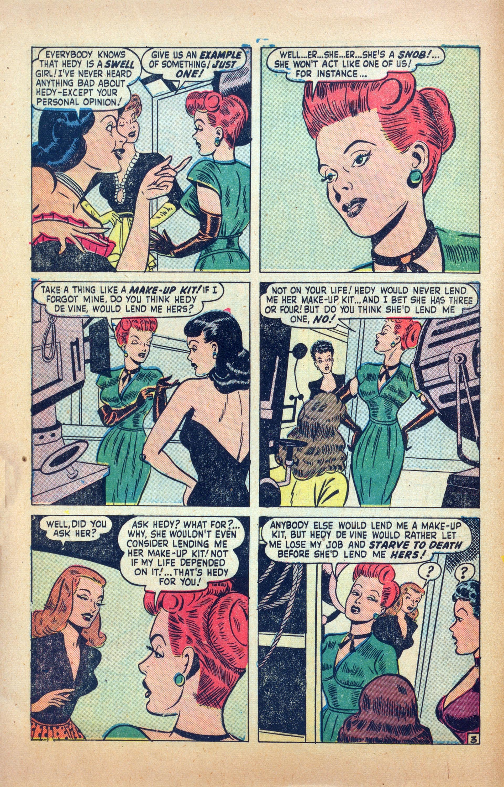 Read online Hedy Of Hollywood Comics comic -  Issue #39 - 12