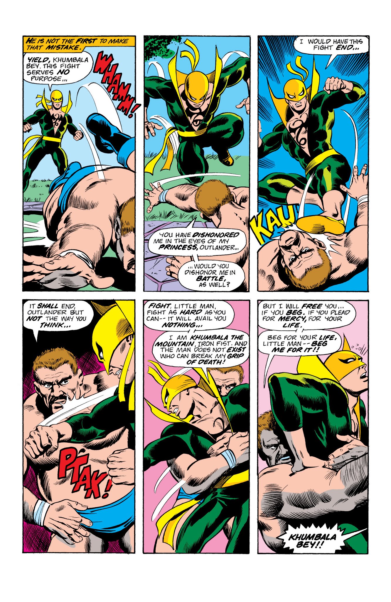 Read online Marvel Masterworks: Iron Fist comic -  Issue # TPB 1 (Part 2) - 96