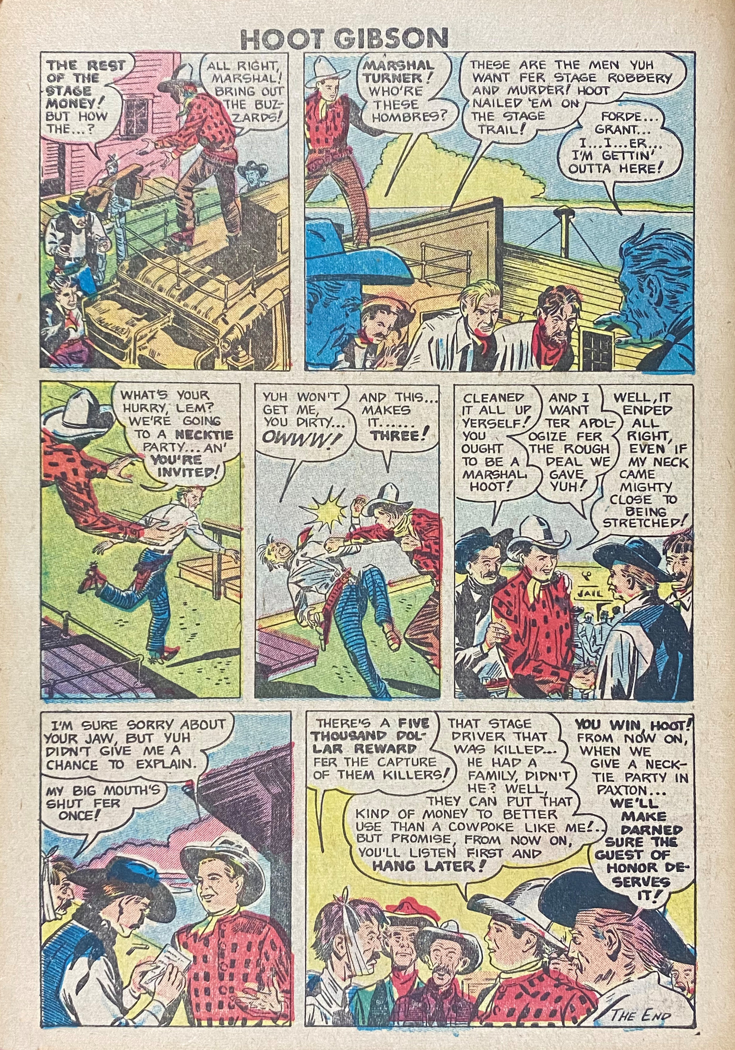 Read online Hoot Gibson comic -  Issue #3 - 10