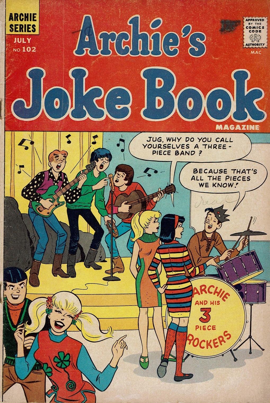Read online Archie's Joke Book Magazine comic -  Issue #102 - 1