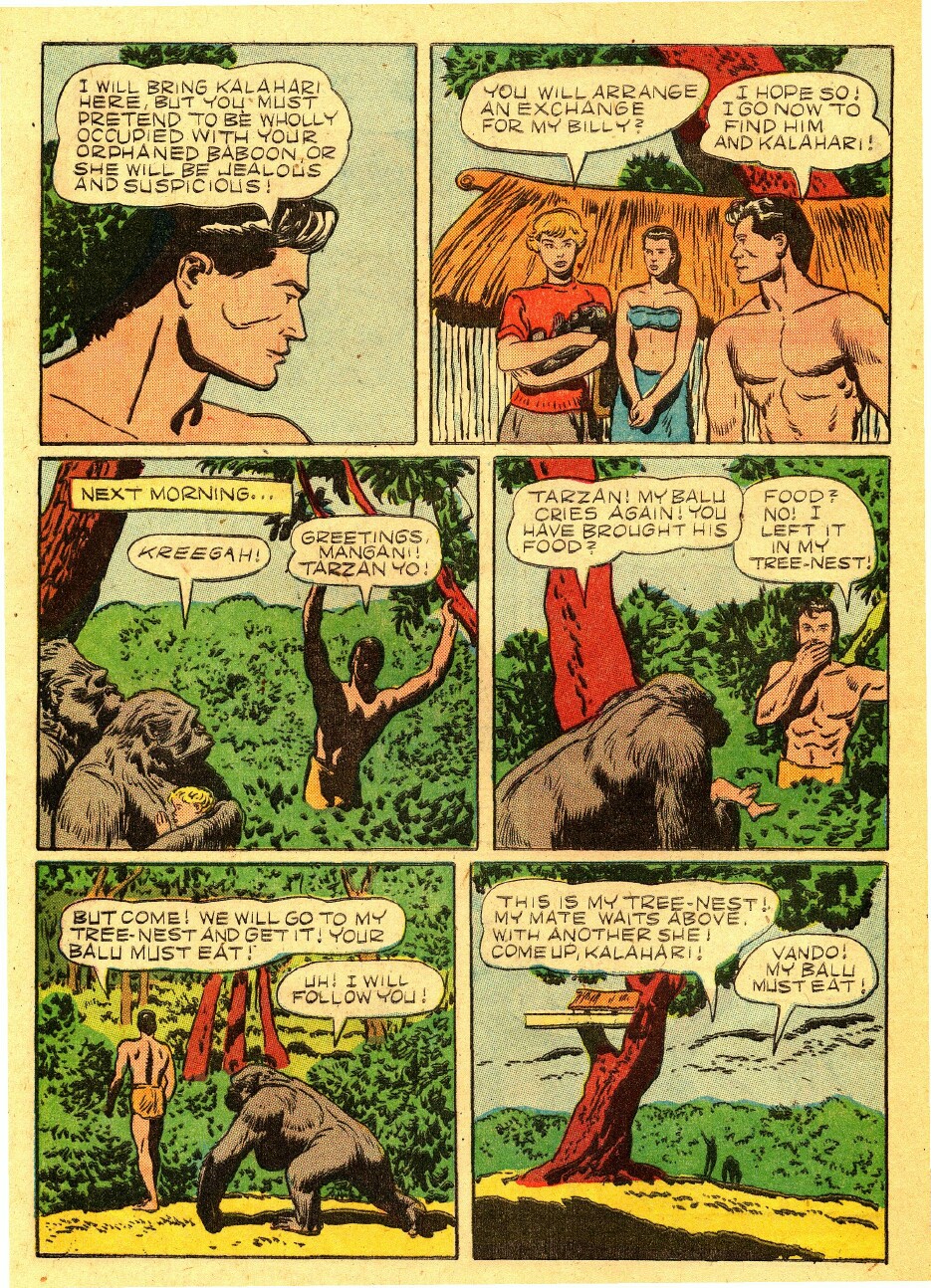 Read online Tarzan (1948) comic -  Issue #44 - 36