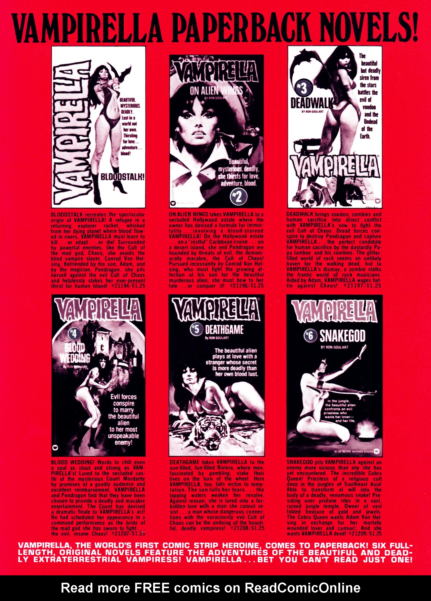 Read online Vampirella (1969) comic -  Issue #54 - 74