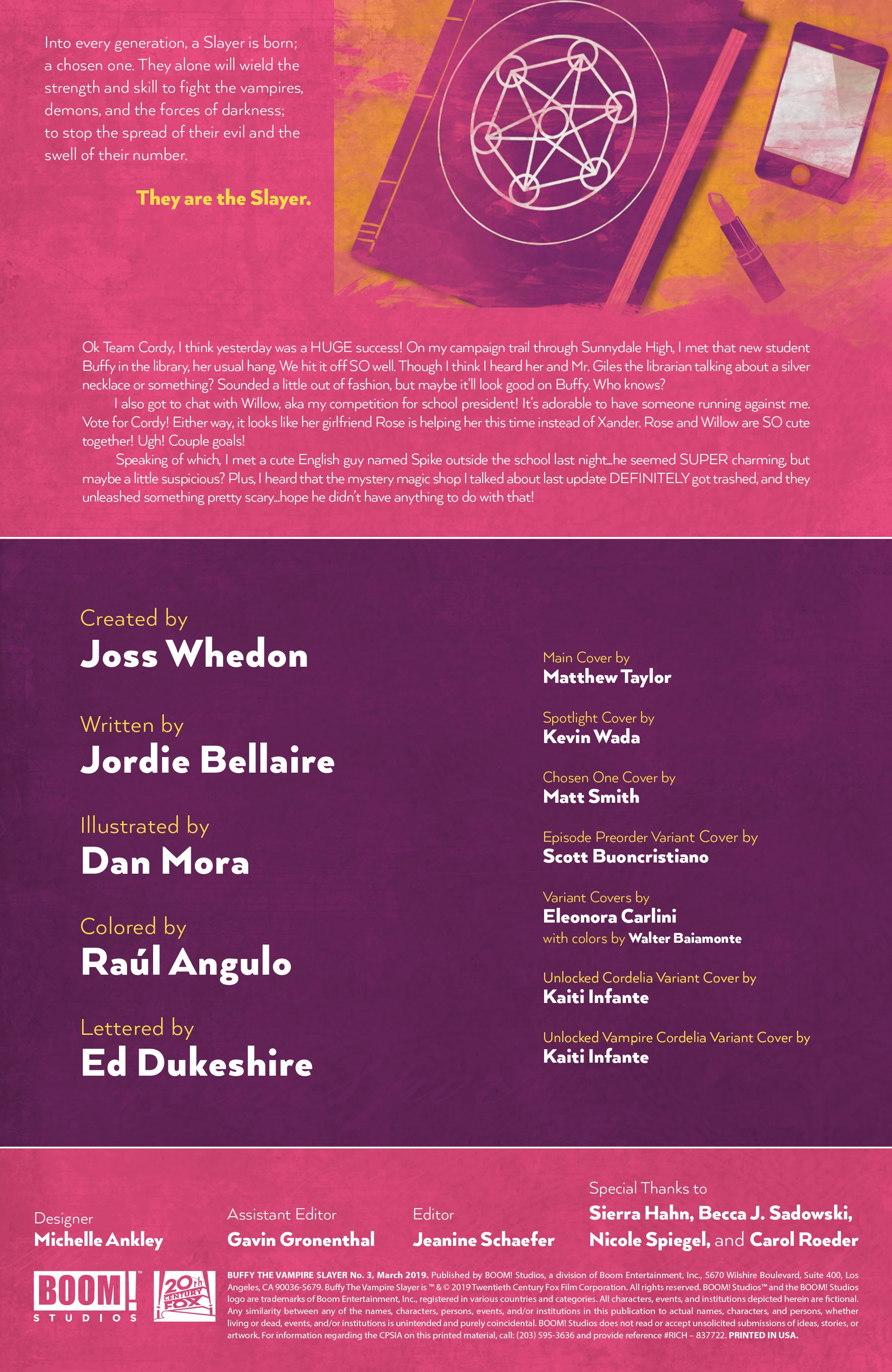 Read online Buffy the Vampire Slayer comic -  Issue #3 - 2