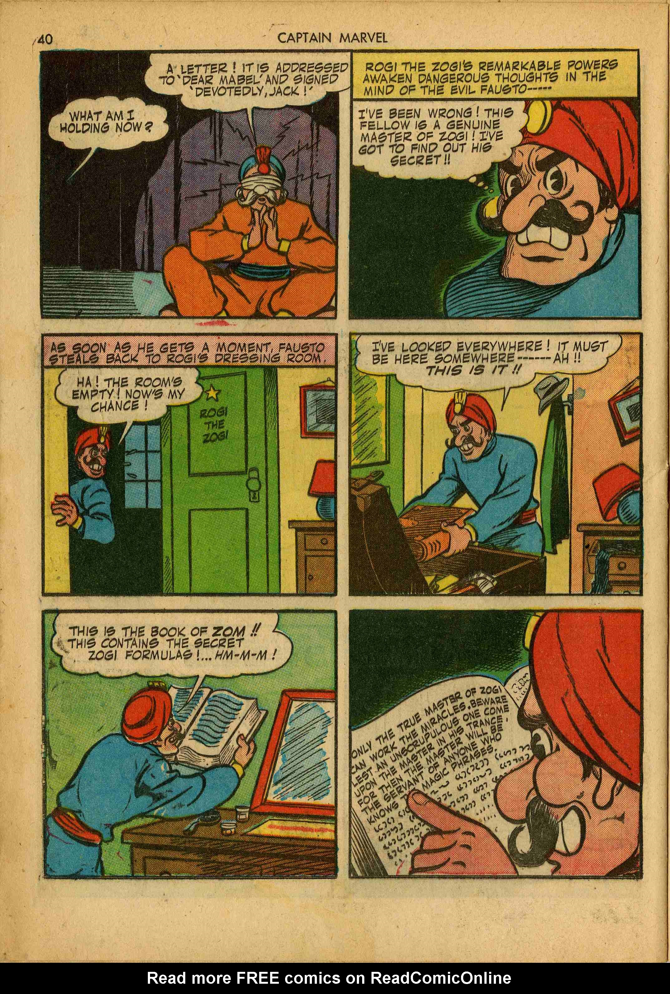 Read online Captain Marvel Adventures comic -  Issue #24 - 40