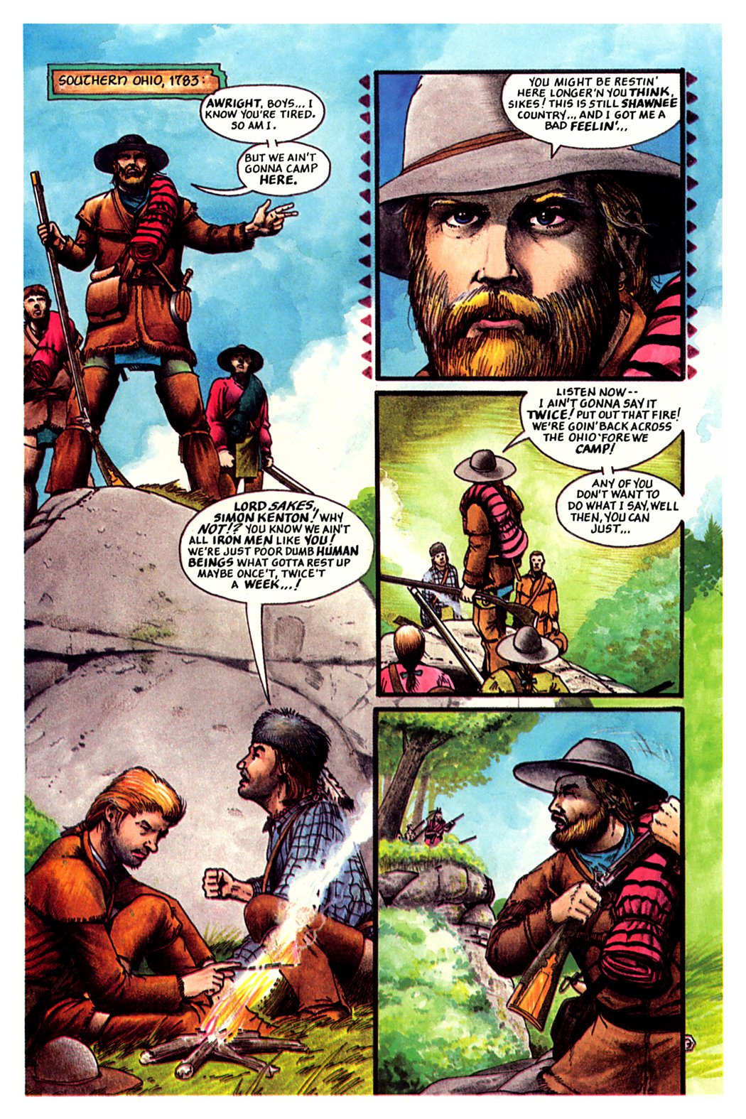 Read online Allen W. Eckert's Tecumseh! comic -  Issue # Full - 7