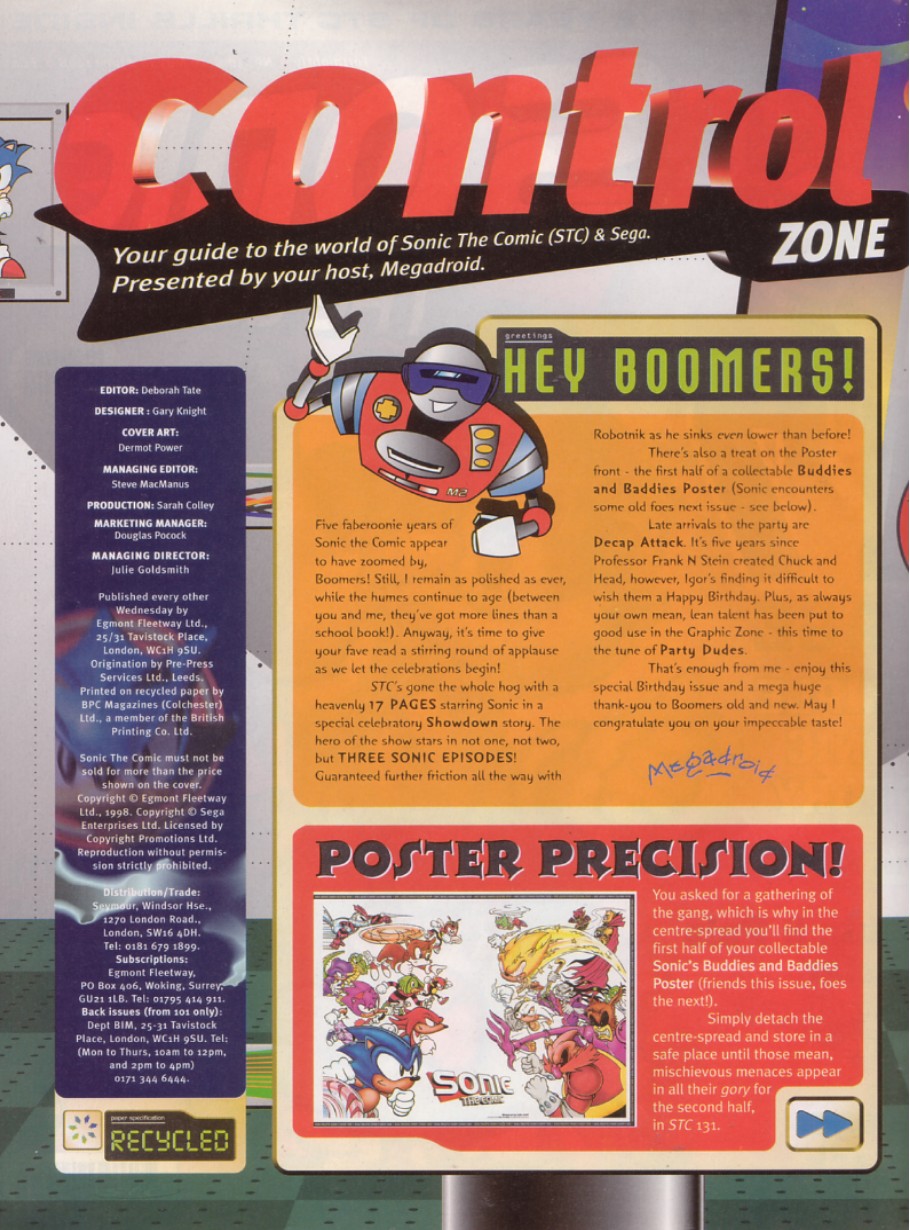 Read online Sonic the Comic comic -  Issue #130 - 2