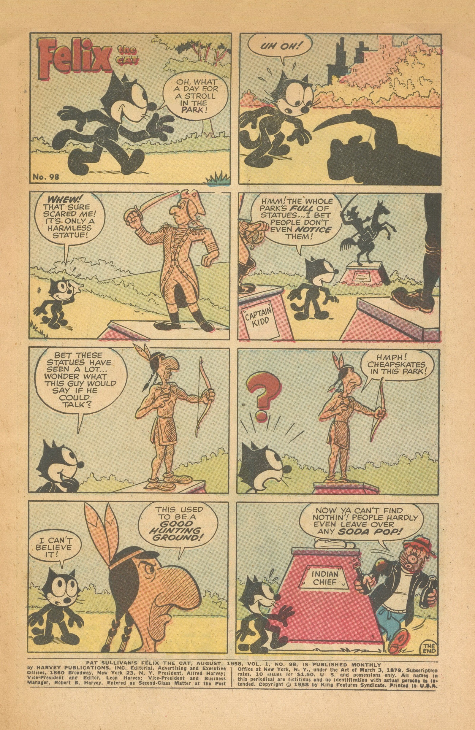 Read online Felix the Cat (1955) comic -  Issue #98 - 3