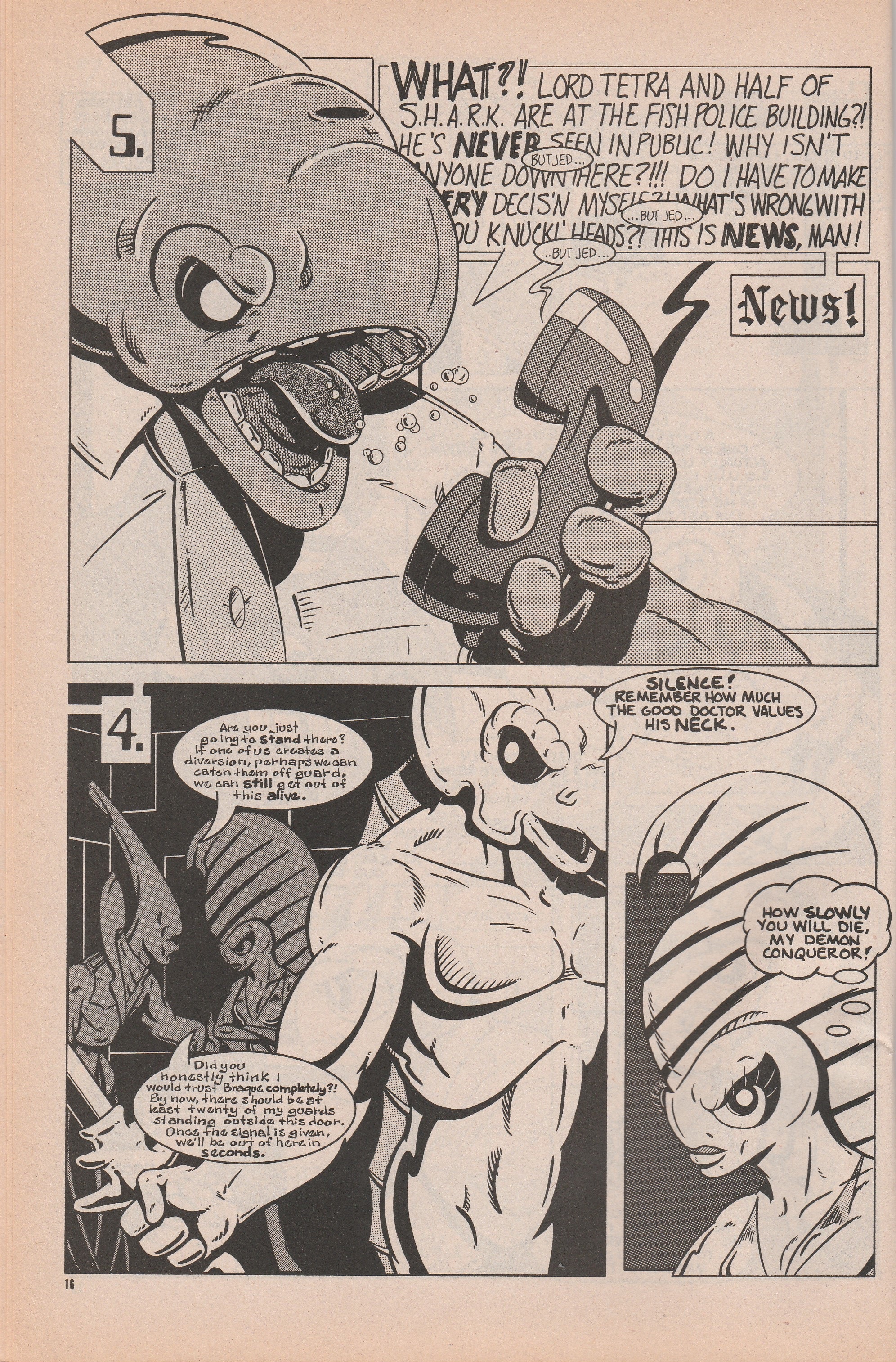 Read online The Fish Police comic -  Issue #9 - 18