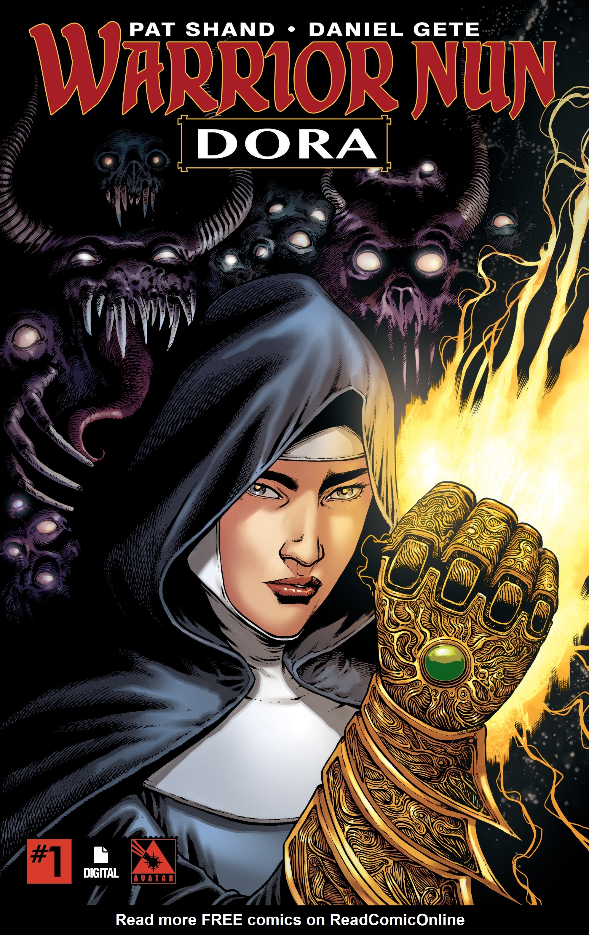 Read online Warrior Nun: Dora comic -  Issue #1 - 1