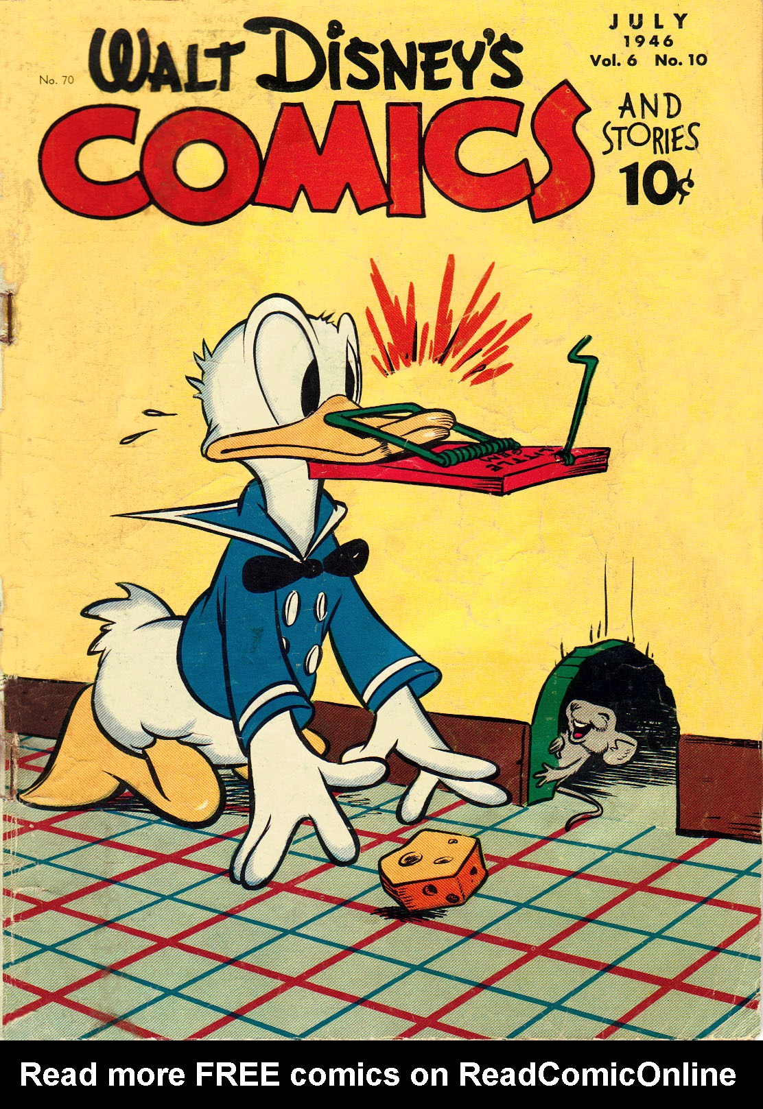Read online Walt Disney's Comics and Stories comic -  Issue #70 - 1