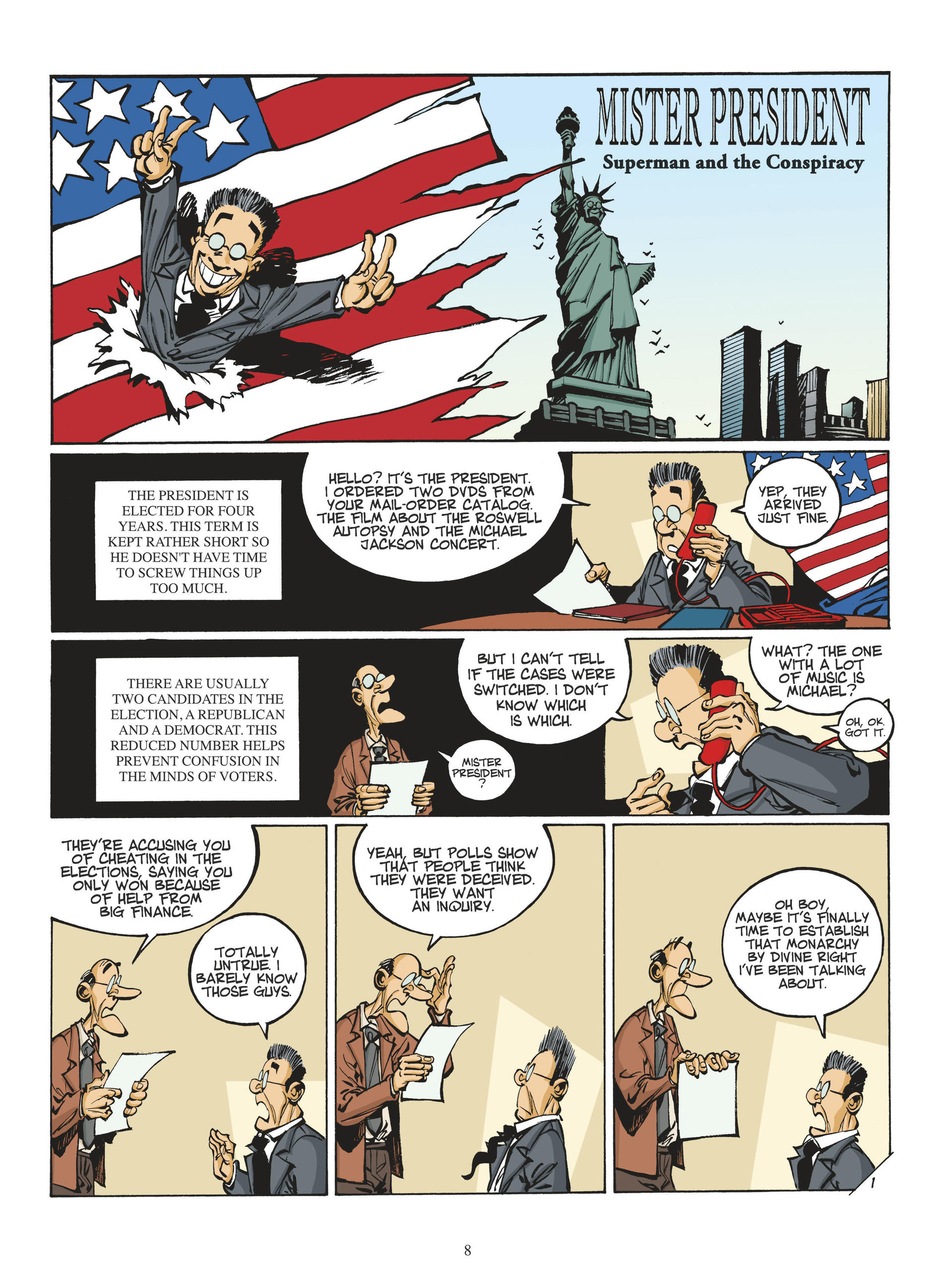 Read online Mister President comic -  Issue #1 - 8