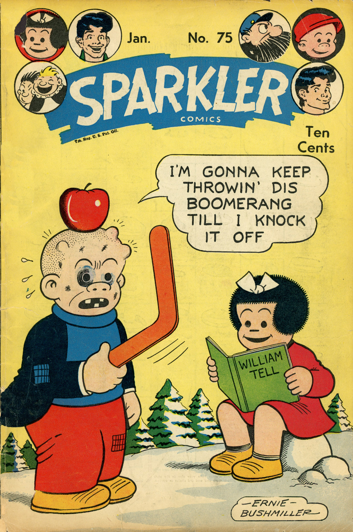 Read online Sparkler Comics comic -  Issue #75 - 1