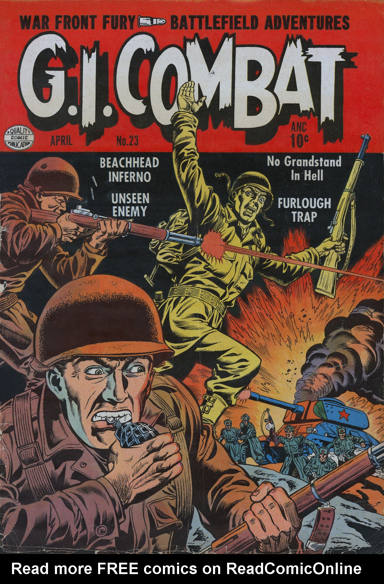 Read online G.I. Combat (1952) comic -  Issue #23 - 1