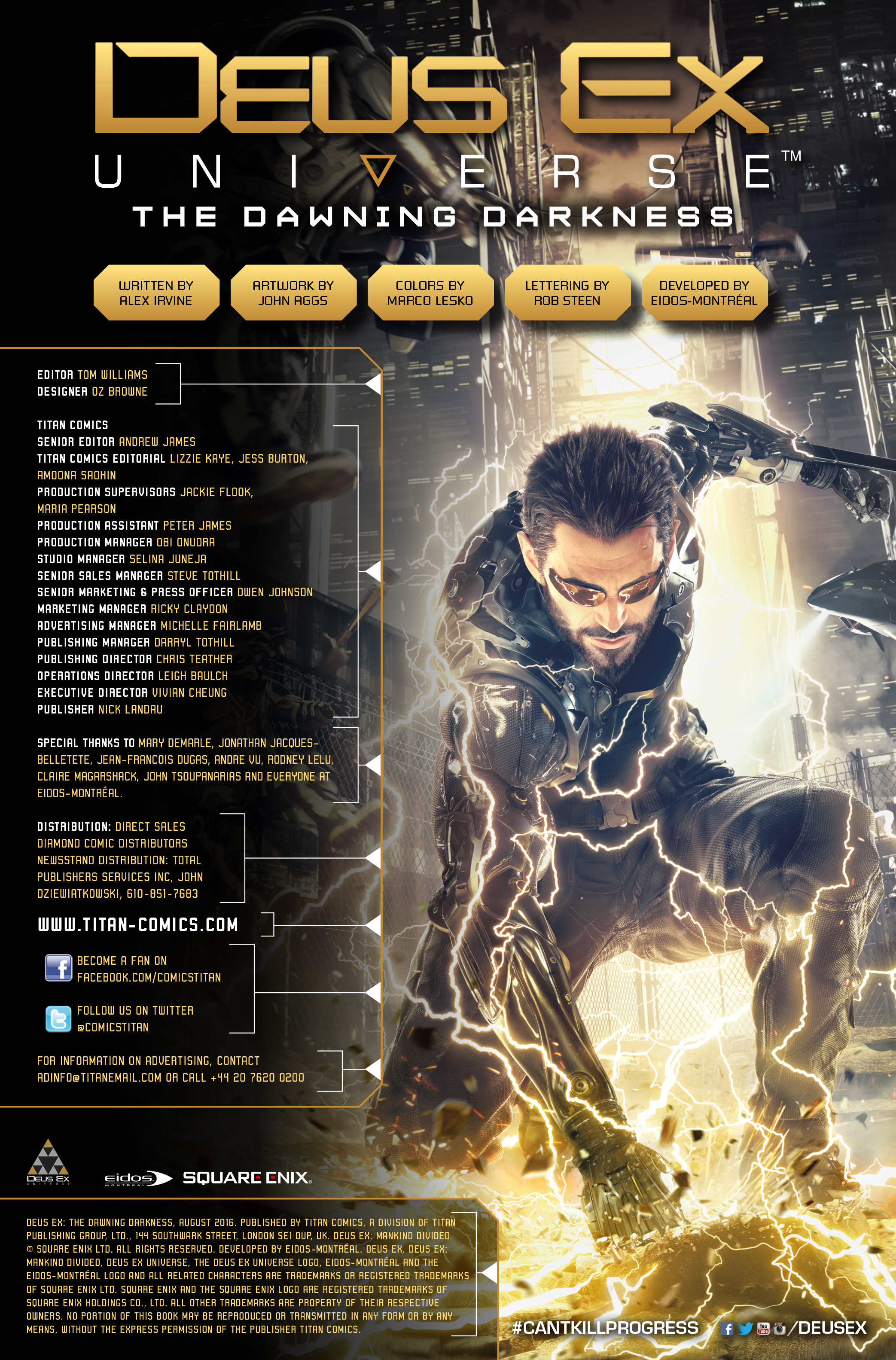 Read online Deus Ex: The Dawning Darkness comic -  Issue # Full - 2
