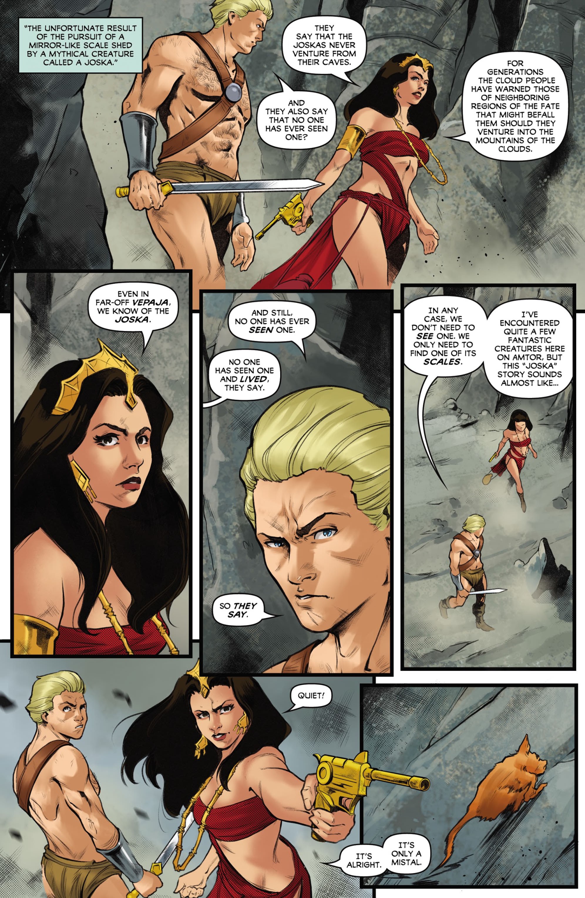 Read online Carson of Venus Eye of Amtor comic -  Issue #3 - 4