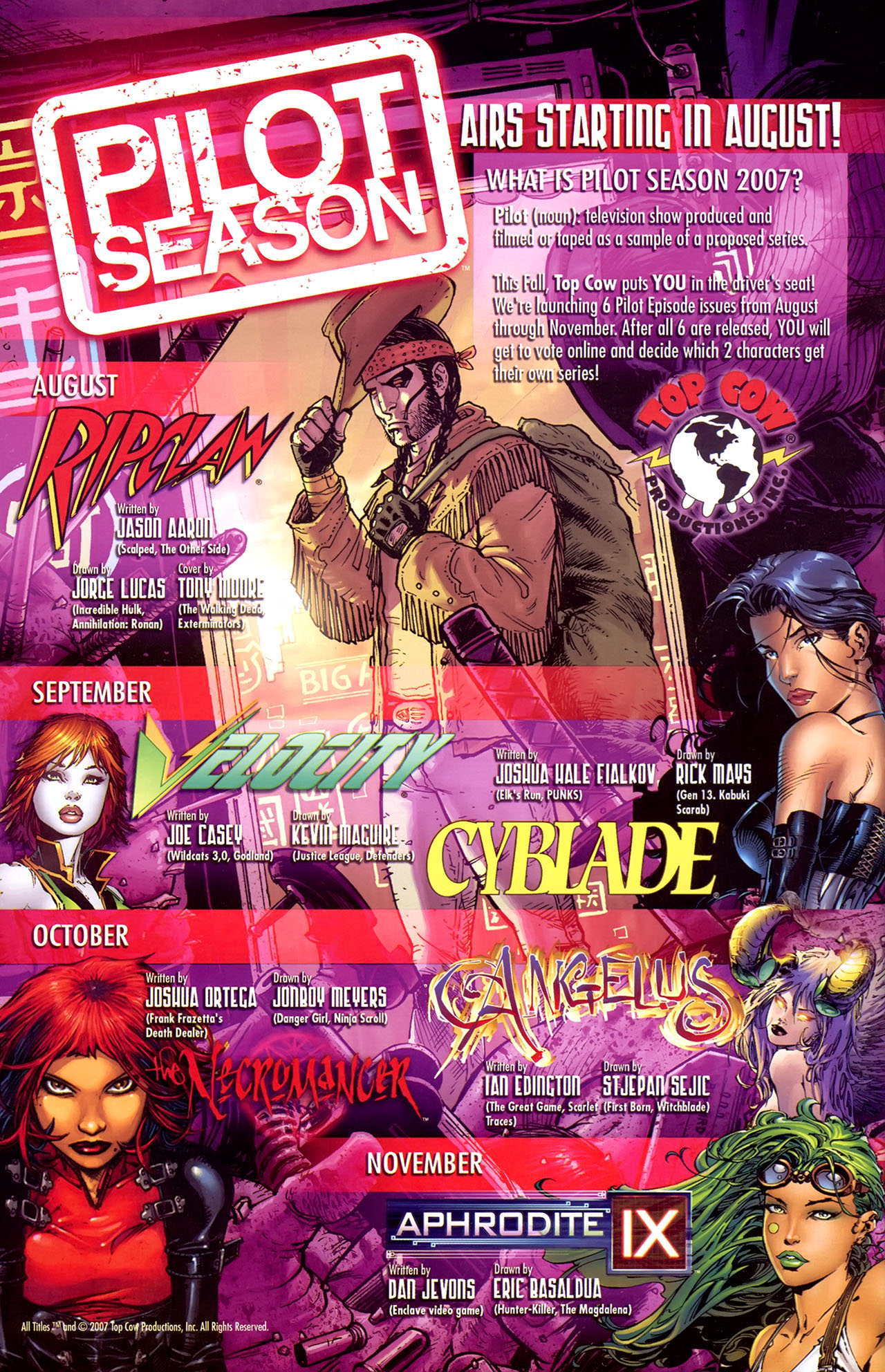 Read online Pilot Season 2007 comic -  Issue # Issue Cyblade - 2