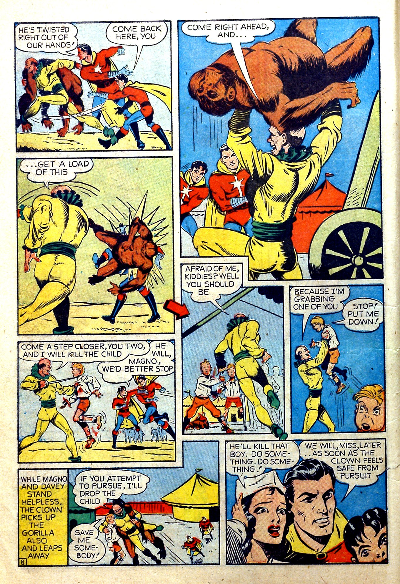Read online Super-Mystery Comics comic -  Issue #8 - 10