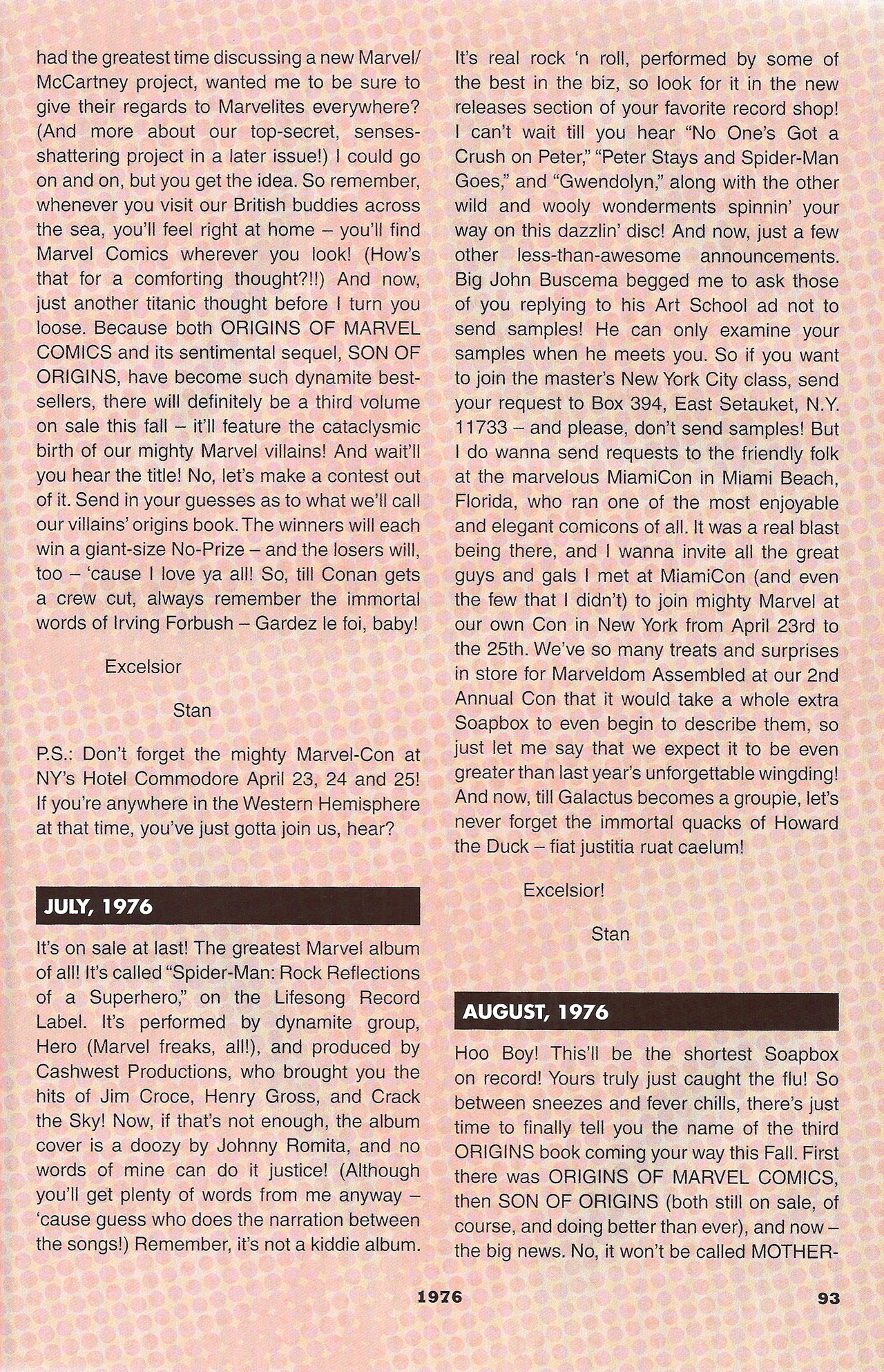 Read online Stan's Soapbox: The Collection comic -  Issue # TPB - 81