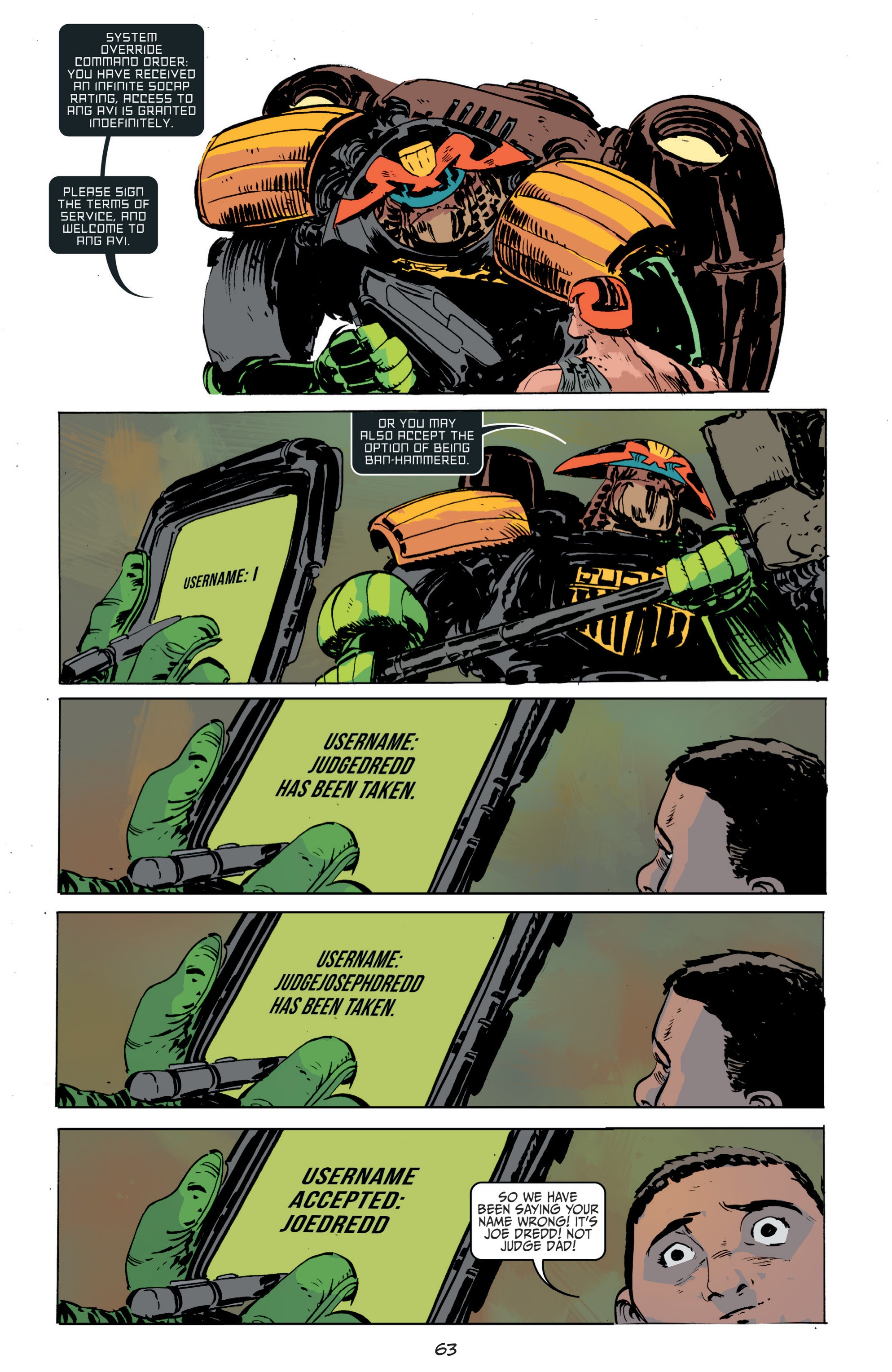 Read online Judge Dredd: Mega-City Zero comic -  Issue # TPB 1 - 63
