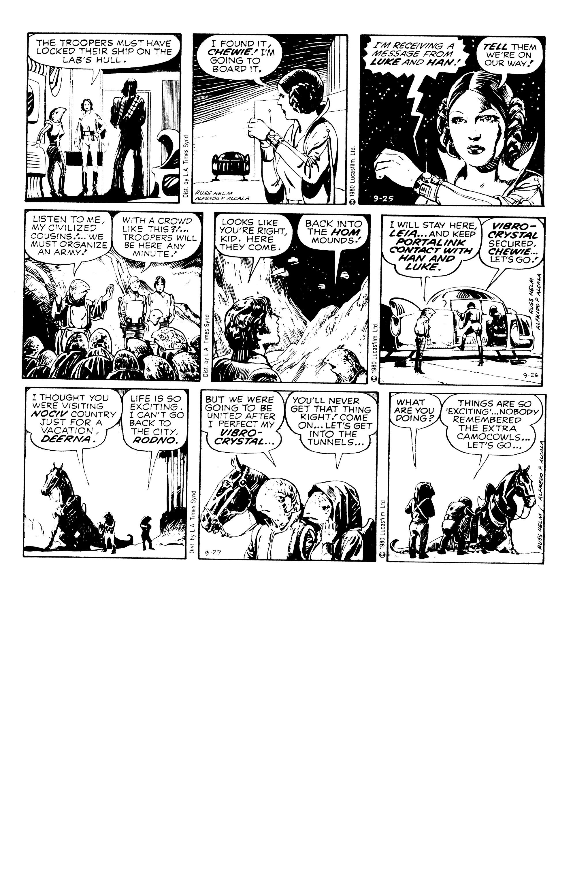 Read online Star Wars Legends: The Newspaper Strips - Epic Collection comic -  Issue # TPB (Part 3) - 100