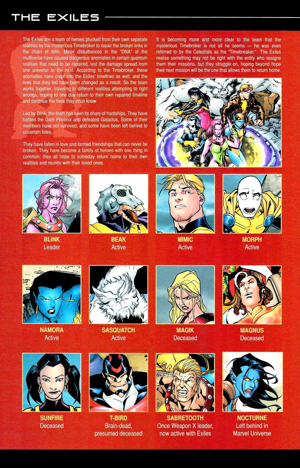 Read online Official Handbook of the Marvel Universe: X-Men Age of Apocalypse 2005 comic -  Issue # Full - 32