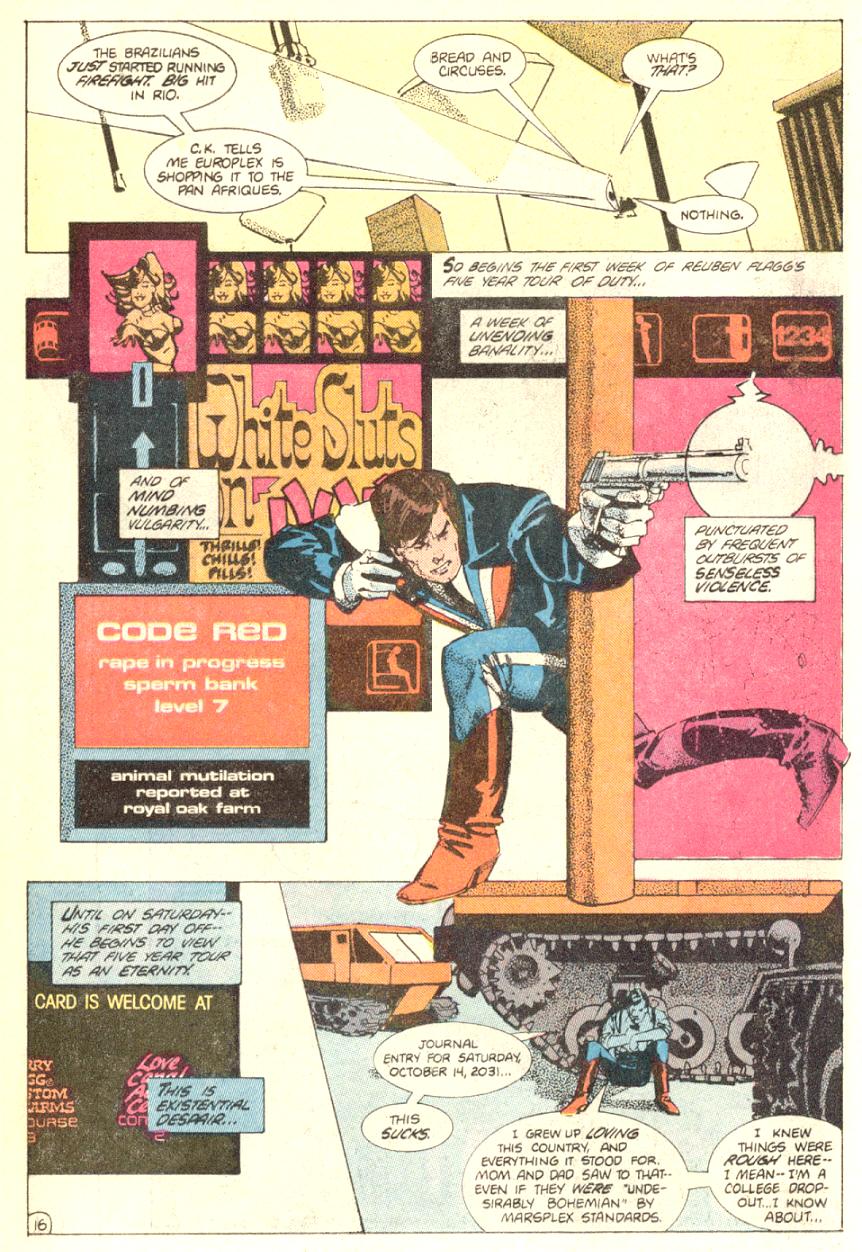 Read online American Flagg! comic -  Issue #1 - 17