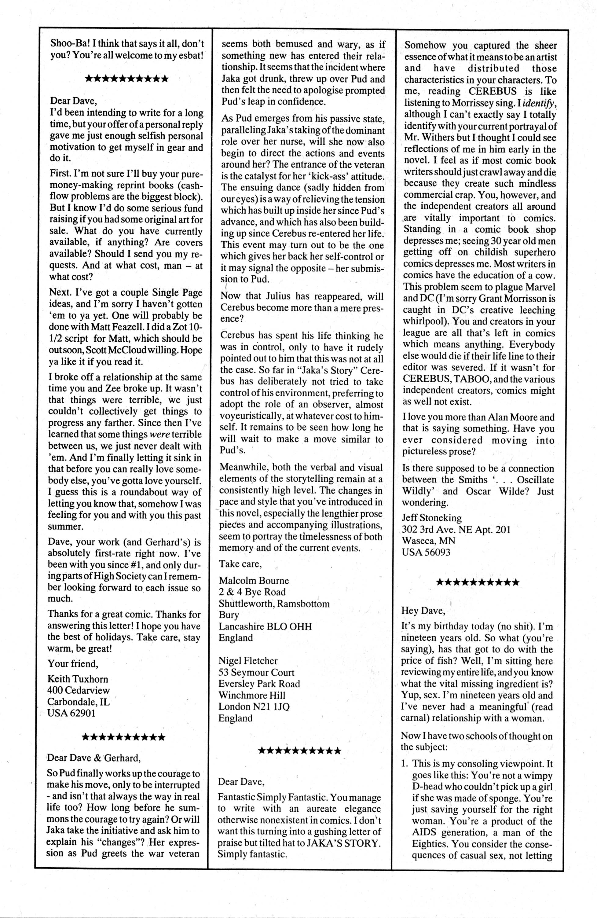 Read online Cerebus comic -  Issue #130 - 21