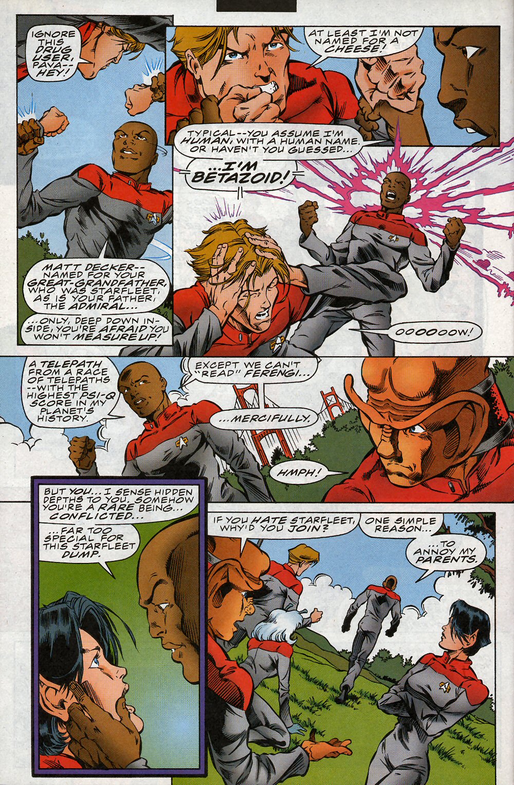 Read online Star Trek: Starfleet Academy (1996) comic -  Issue #6 - 17