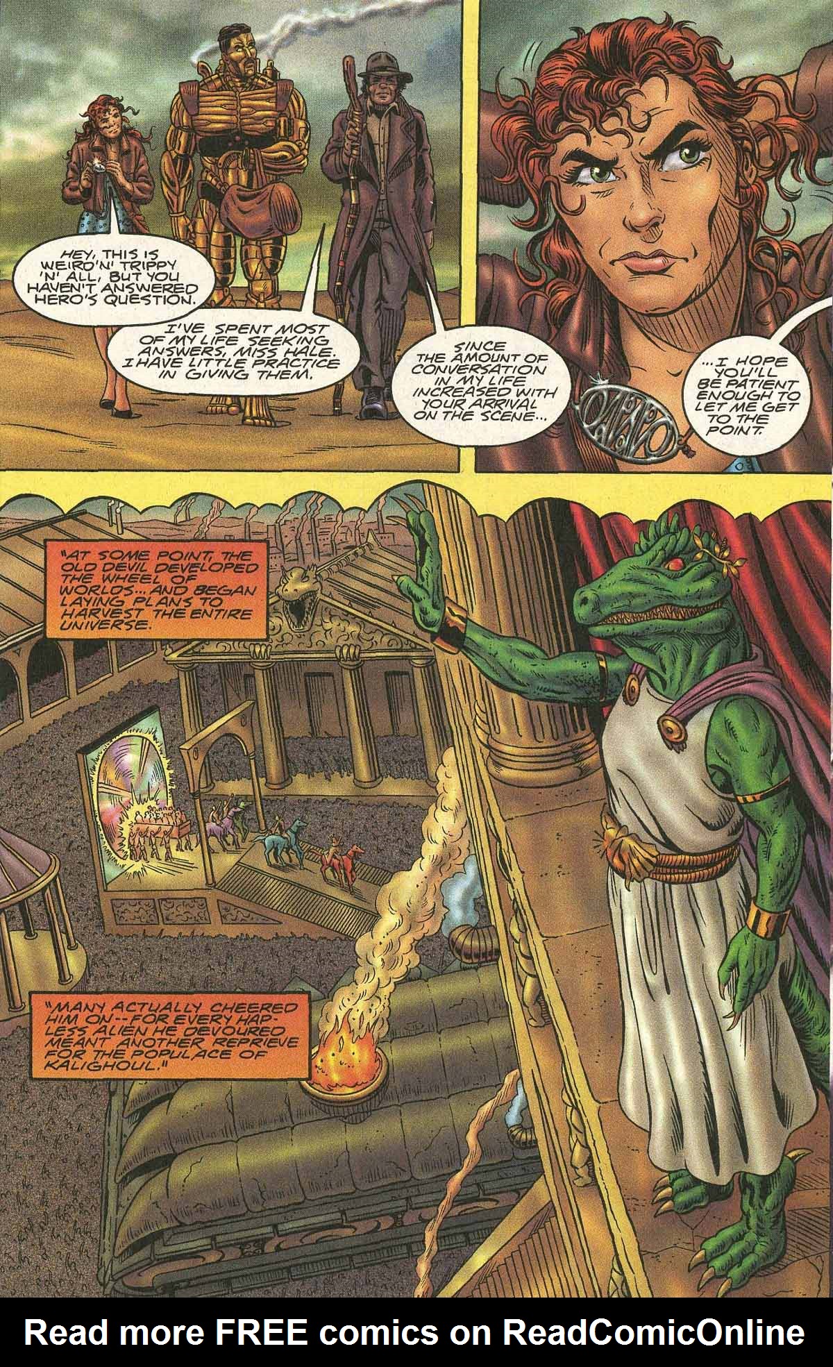 Read online Neil Gaiman's Mr. Hero - The Newmatic Man (1995) comic -  Issue #16 - 21