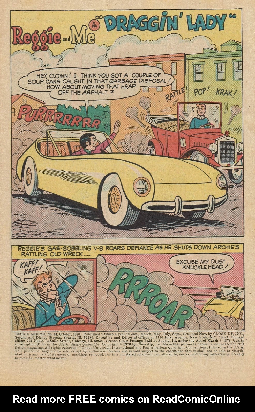 Read online Reggie and Me (1966) comic -  Issue #44 - 3