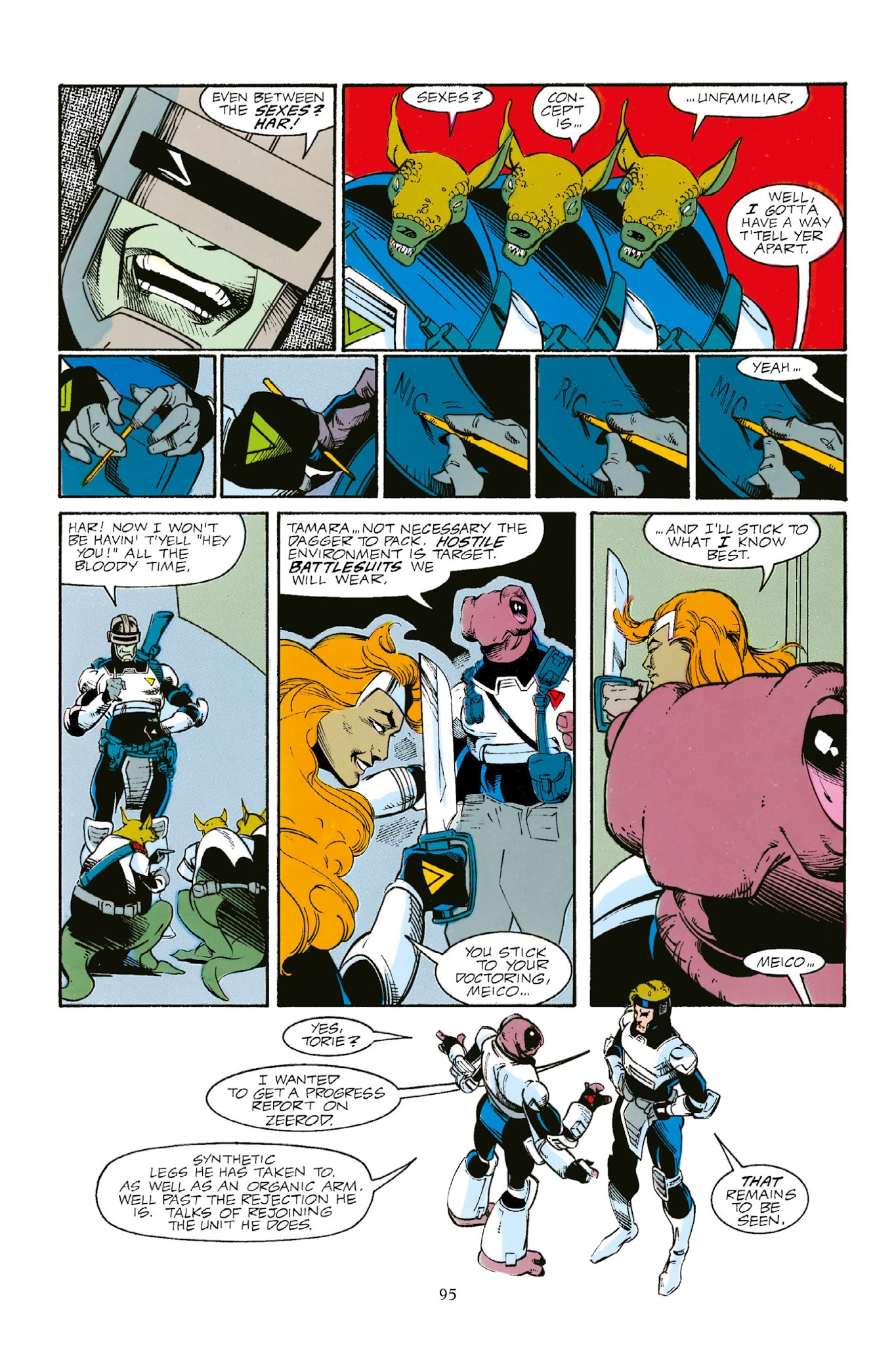 Read online Alien Legion: Dead and Buried comic -  Issue # TPB - 94