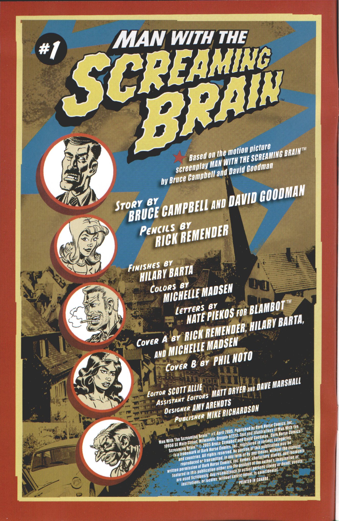 Read online Man With The Screaming Brain comic -  Issue #1 - 2