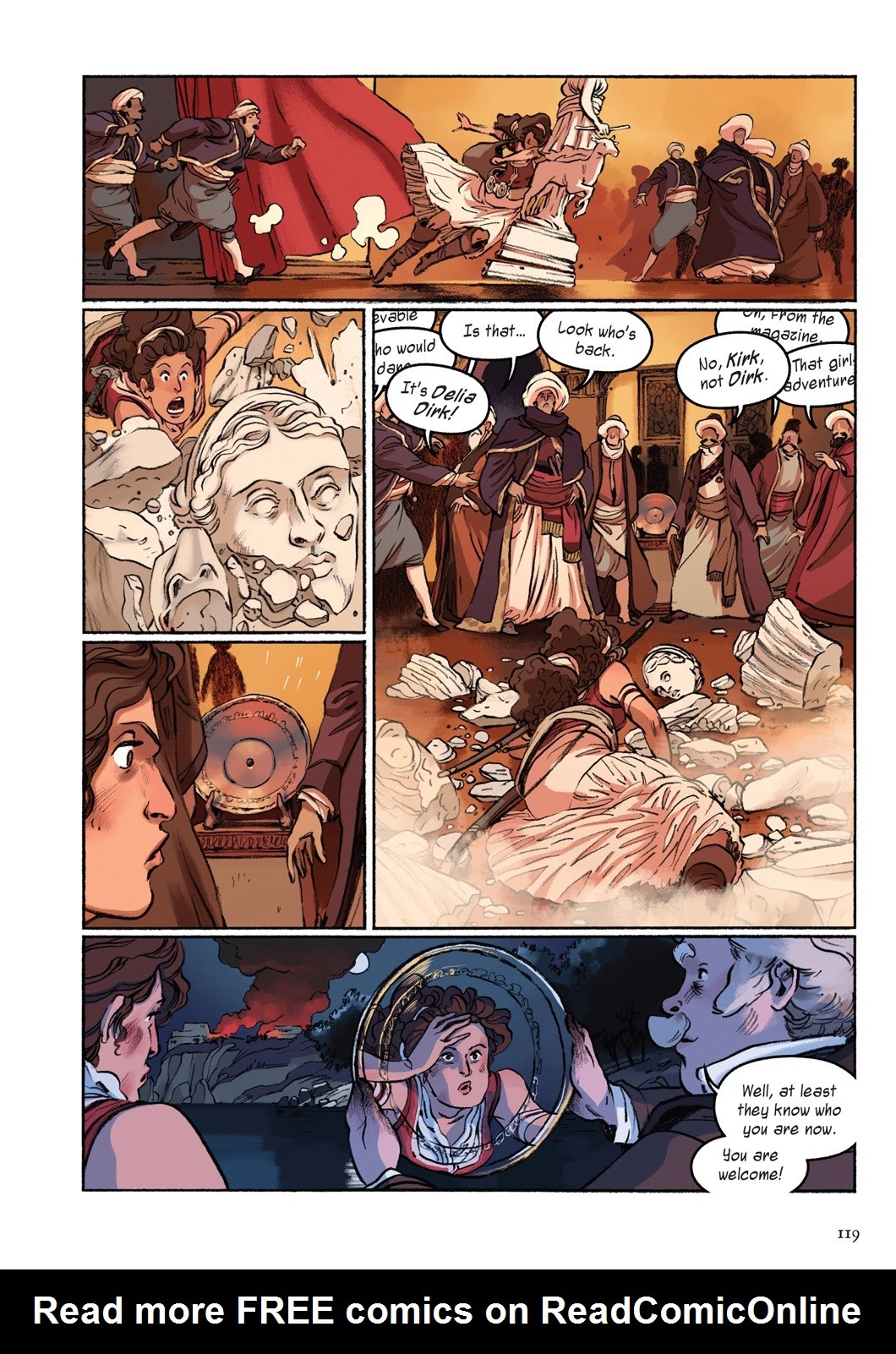 Read online Delilah Dirk and the Pillars of Hercules comic -  Issue # TPB (Part 2) - 19