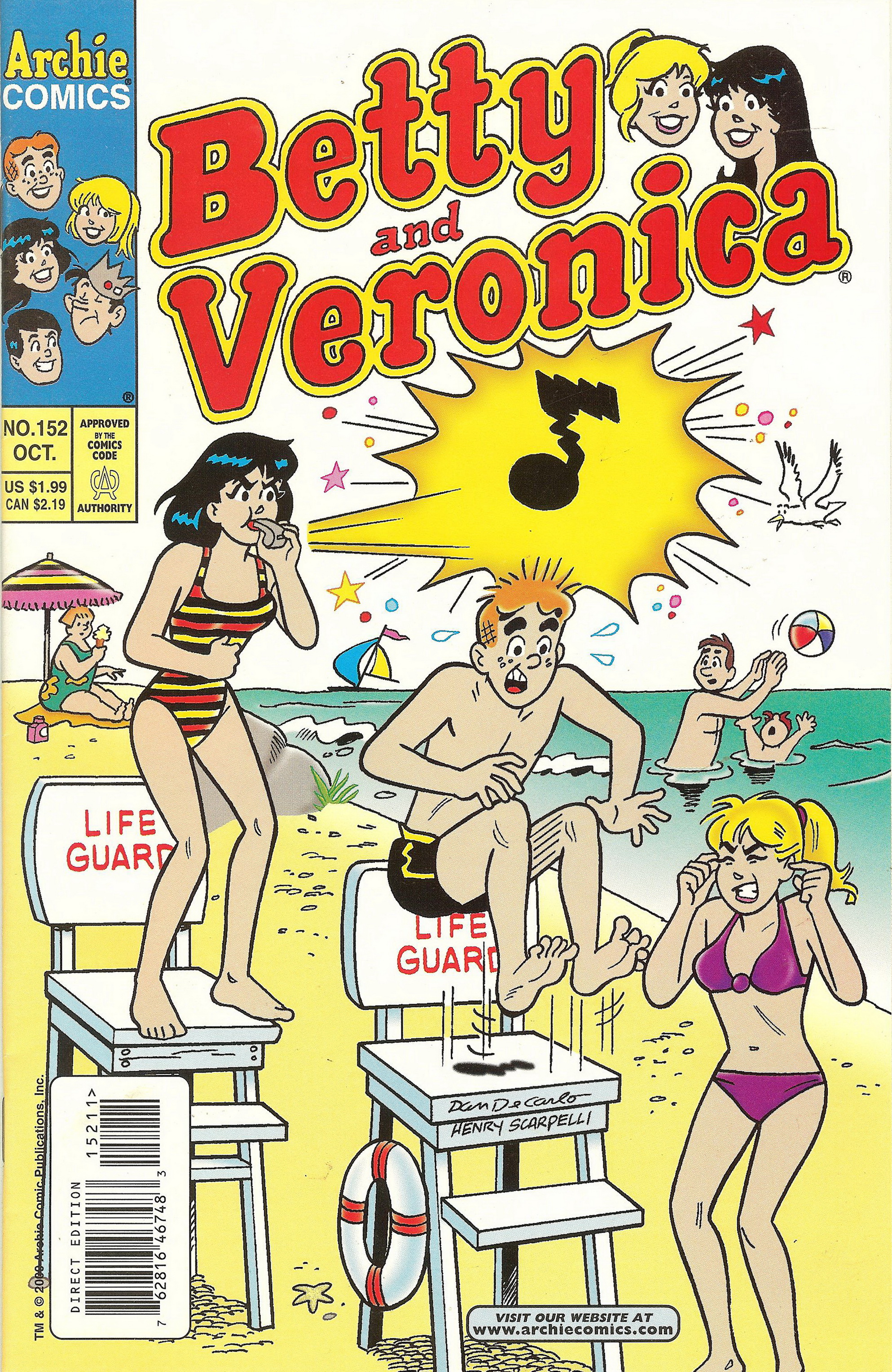 Read online Betty and Veronica (1987) comic -  Issue #152 - 1