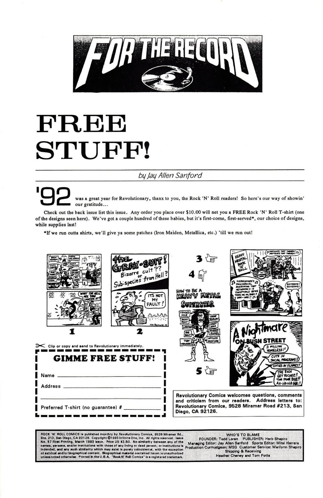 Read online Rock N' Roll Comics comic -  Issue #57 - 2