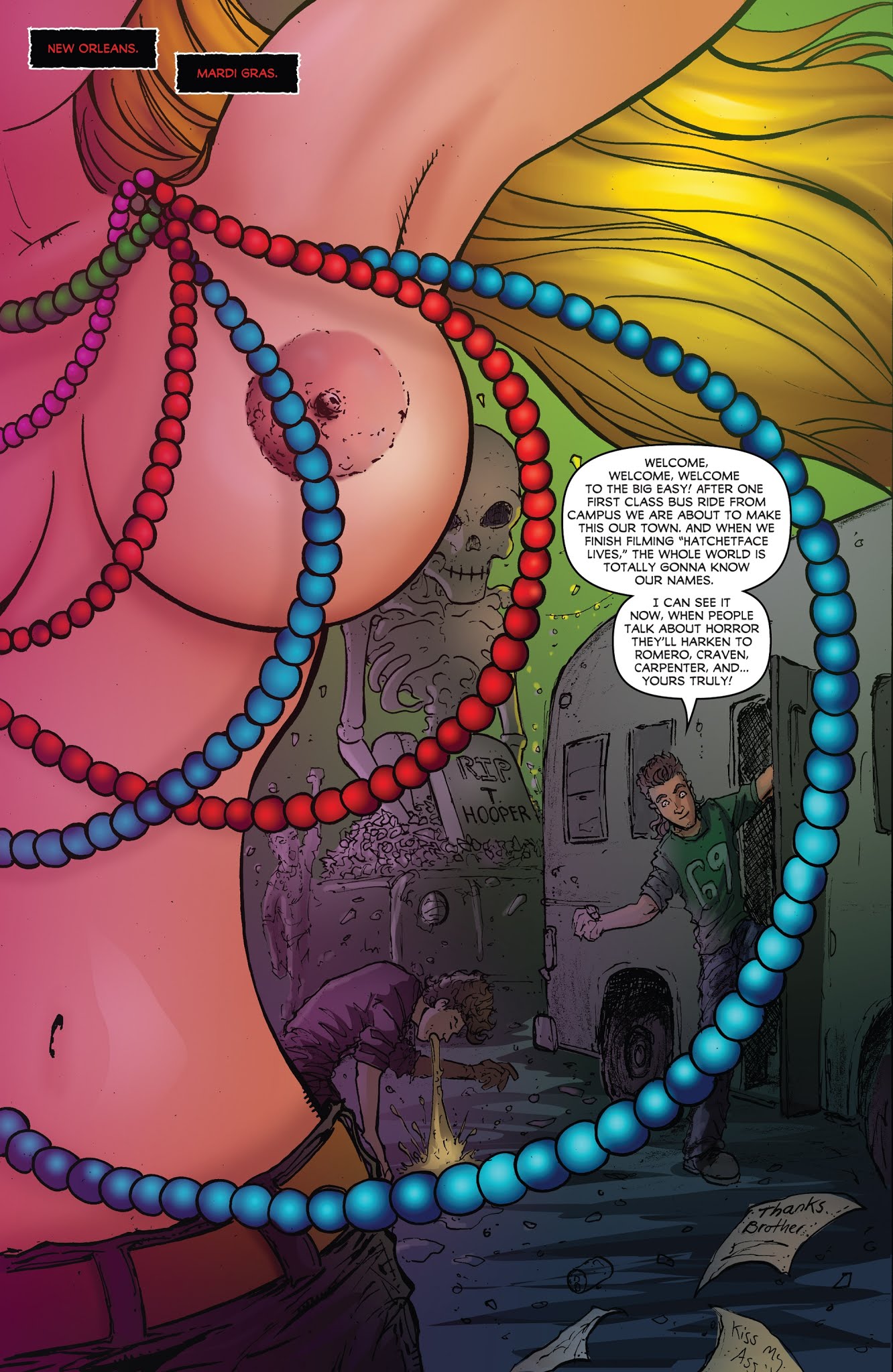 Read online Adam Green's Hatchet comic -  Issue #2 - 3