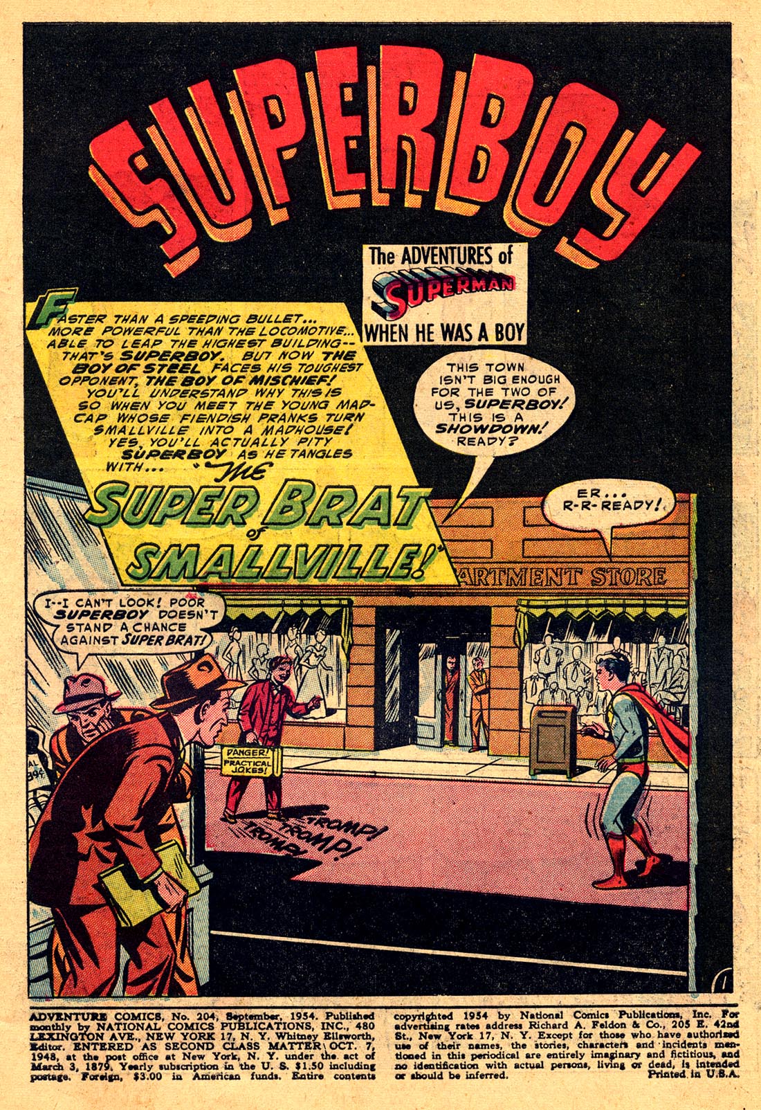 Read online Adventure Comics (1938) comic -  Issue #204 - 3