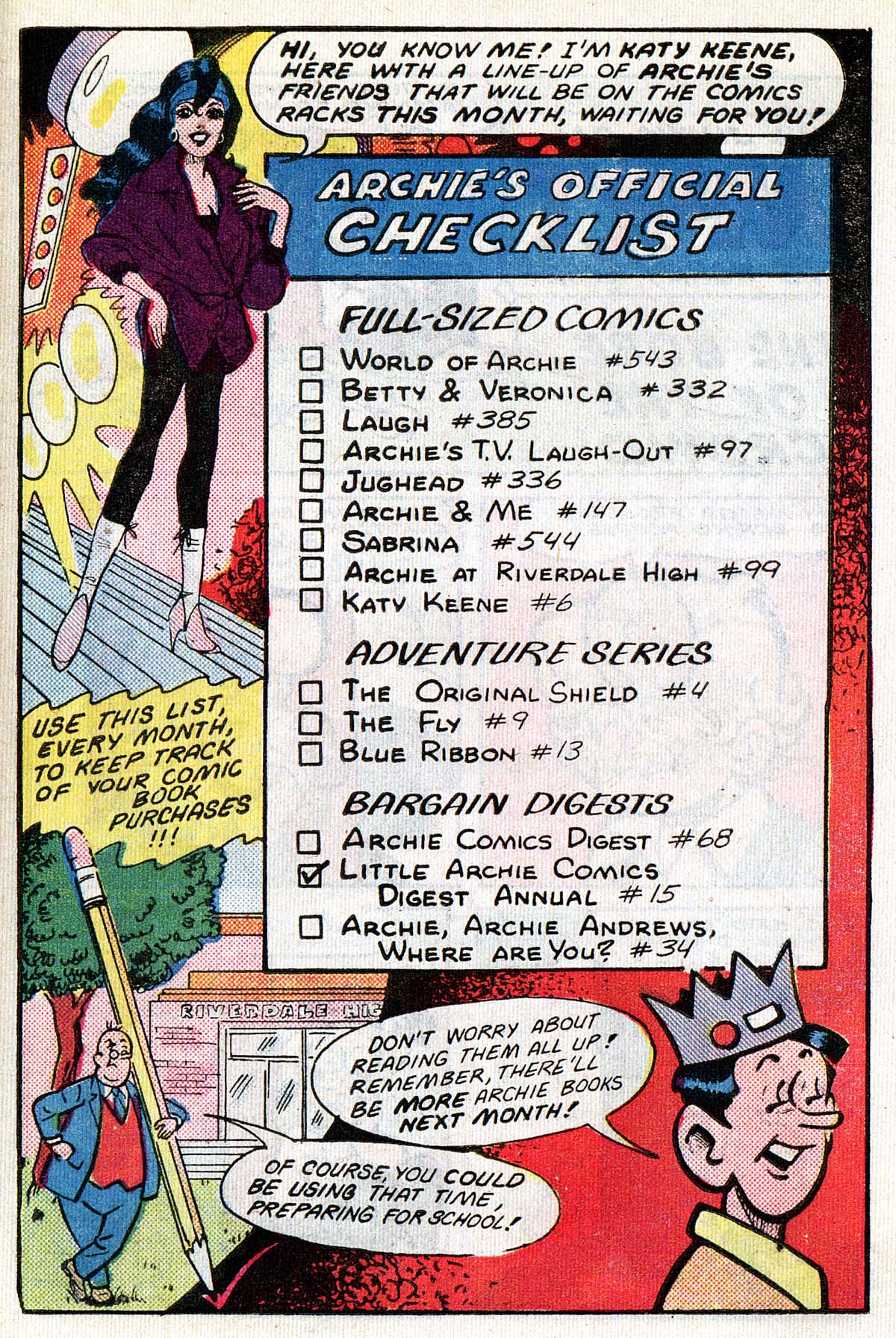 Read online Little Archie Comics Digest Magazine comic -  Issue #15 - 126