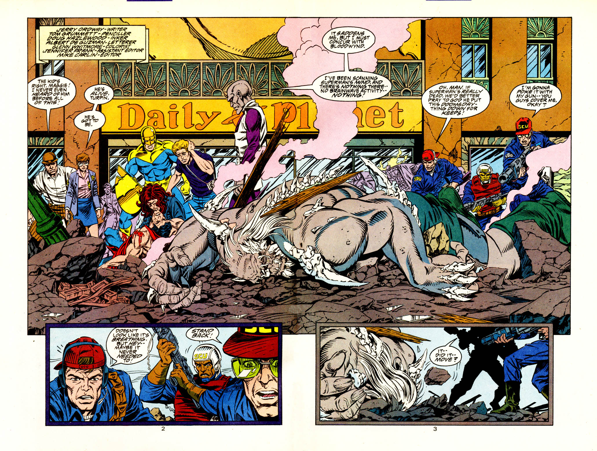 Read online Adventures of Superman (1987) comic -  Issue #498 - 3