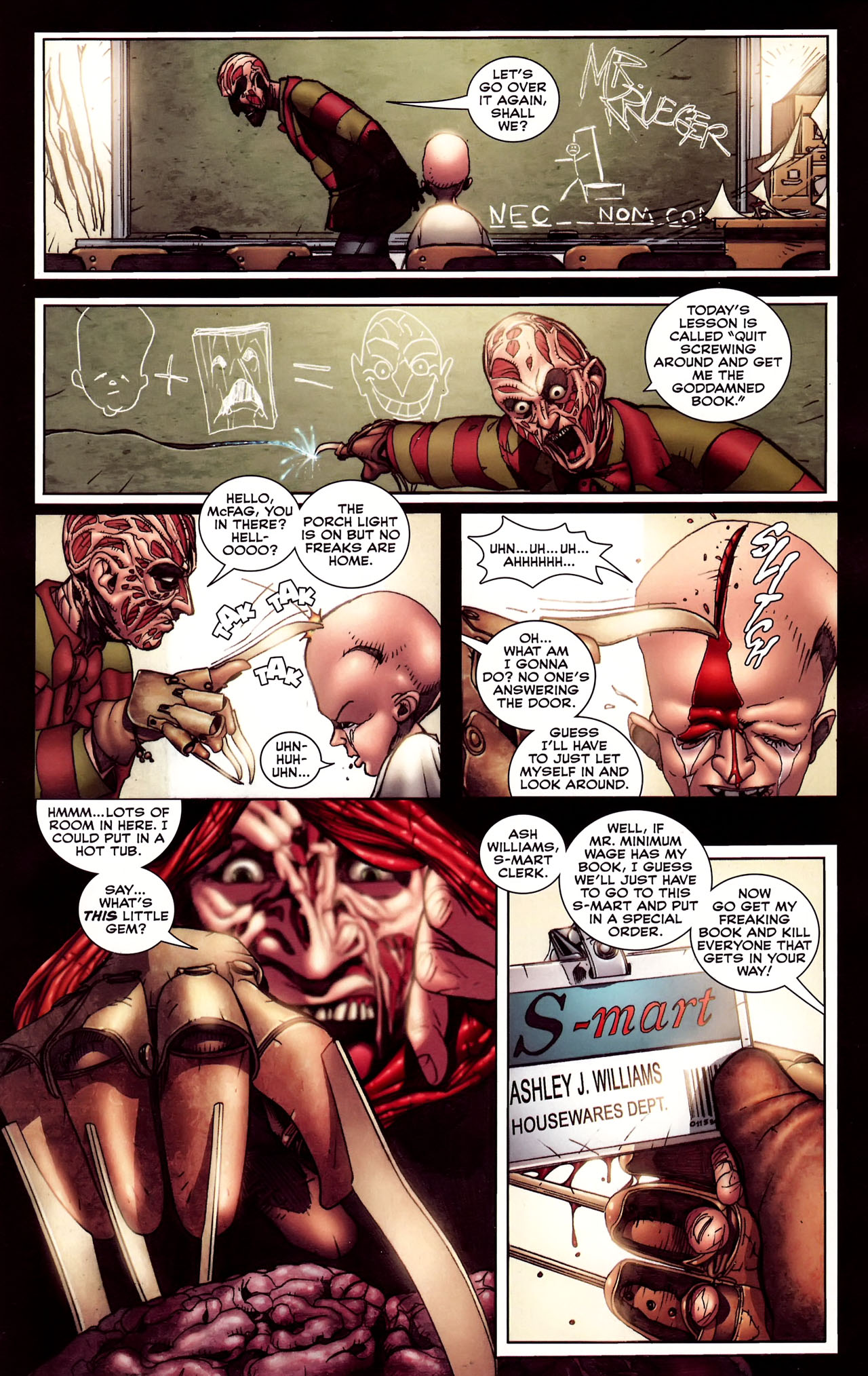 Read online Freddy Vs Jason Vs Ash comic -  Issue #3 - 6