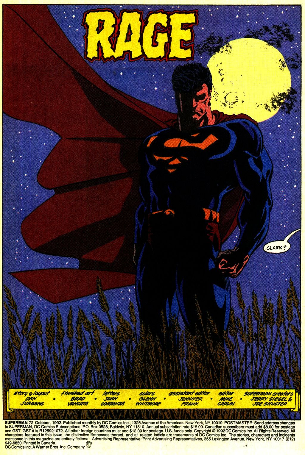 Read online Superman (1987) comic -  Issue #72 - 2