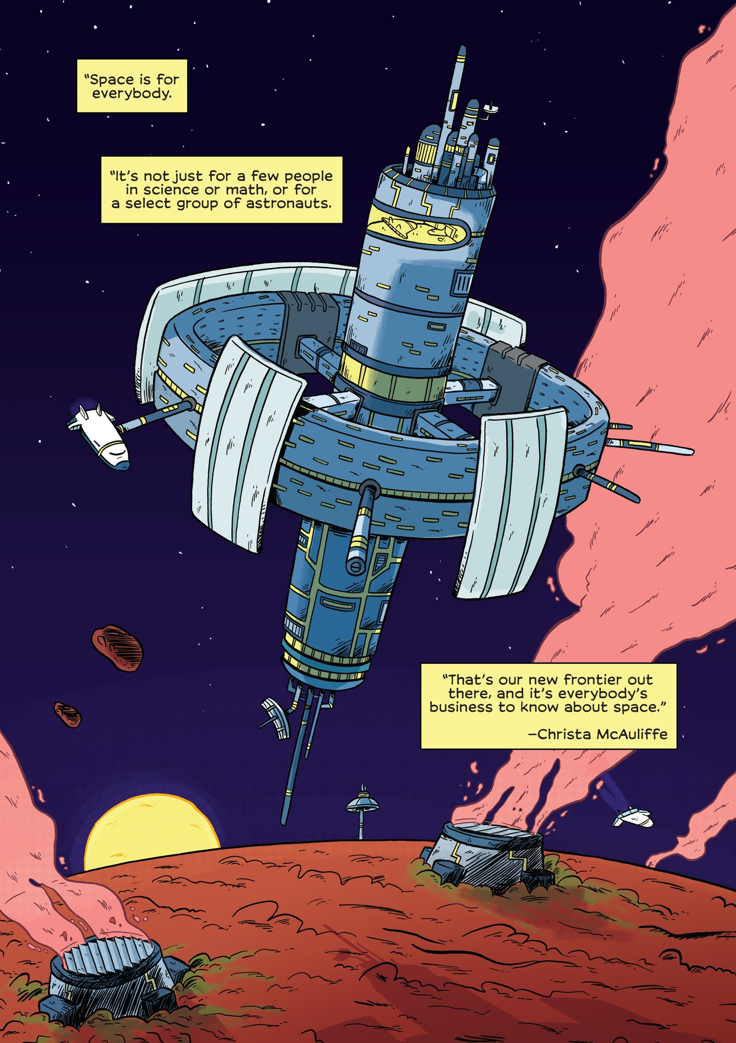 Read online History Comics comic -  Issue # The Challenger Disaster: Tragedy in the Skies - 124